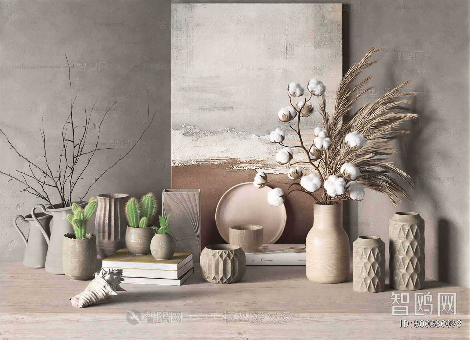 Wabi-sabi Style Decorative Set