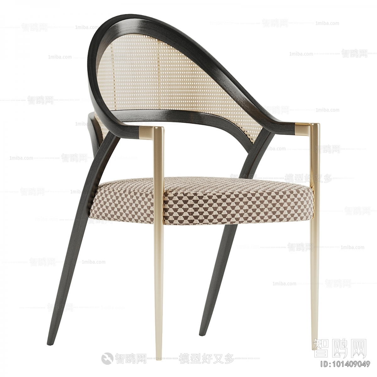 Wabi-sabi Style Lounge Chair