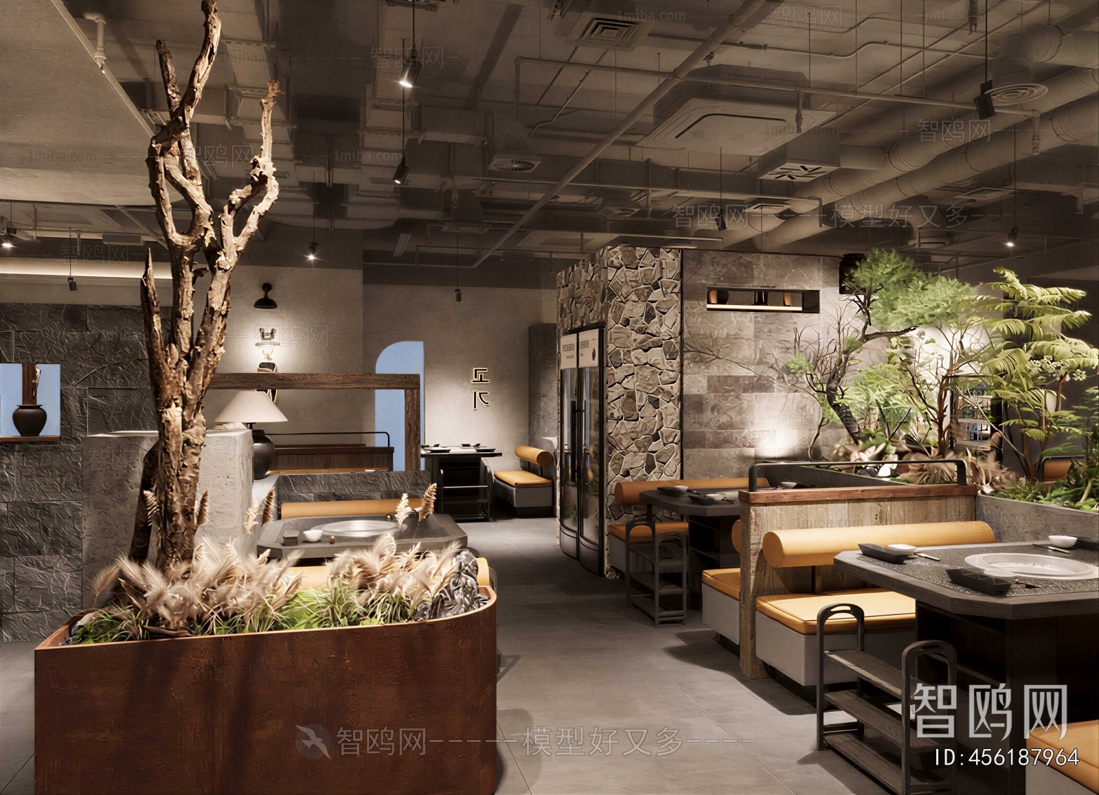 Wabi-sabi Style Restaurant