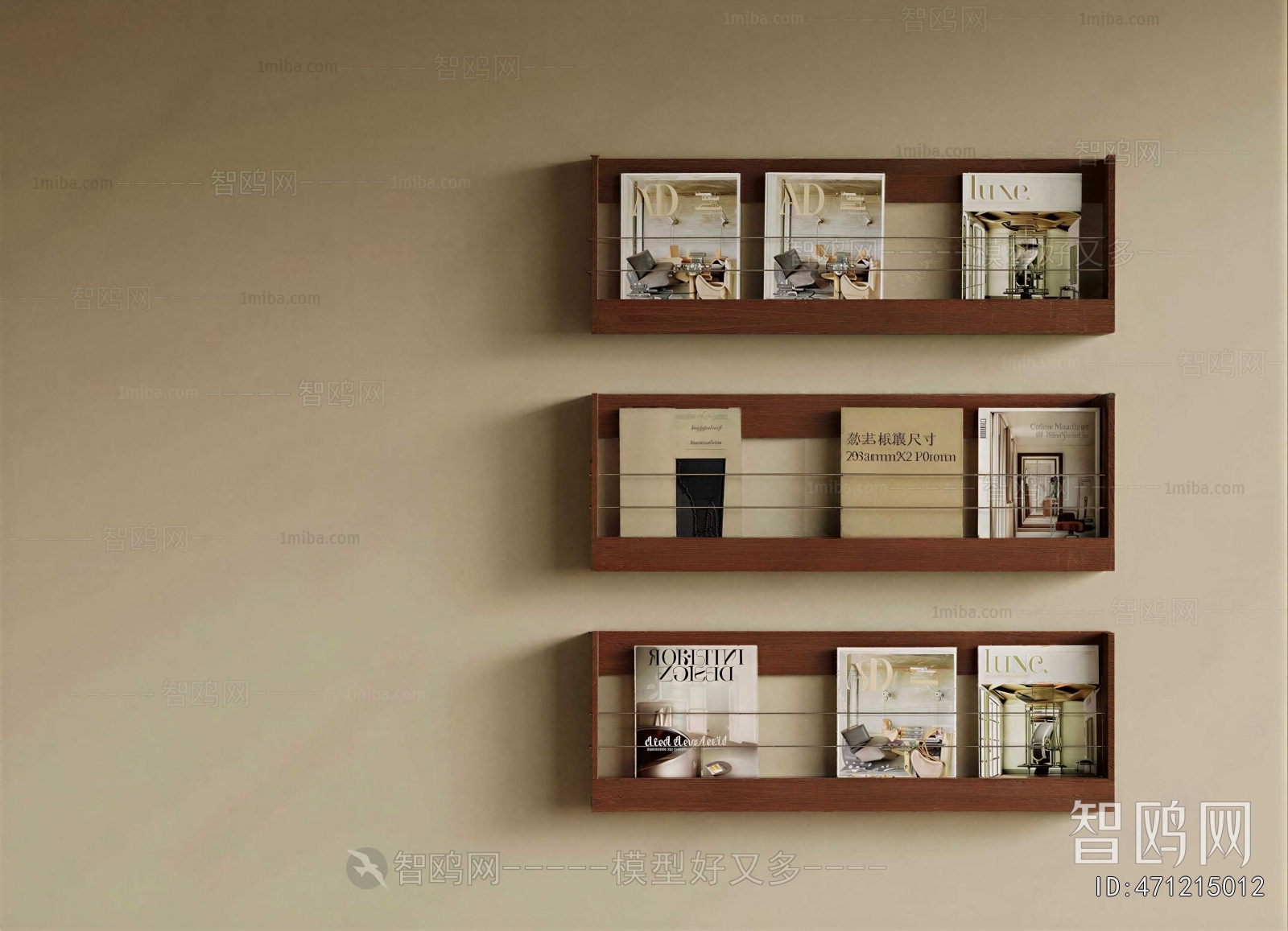 Wabi-sabi Style Bookshelf