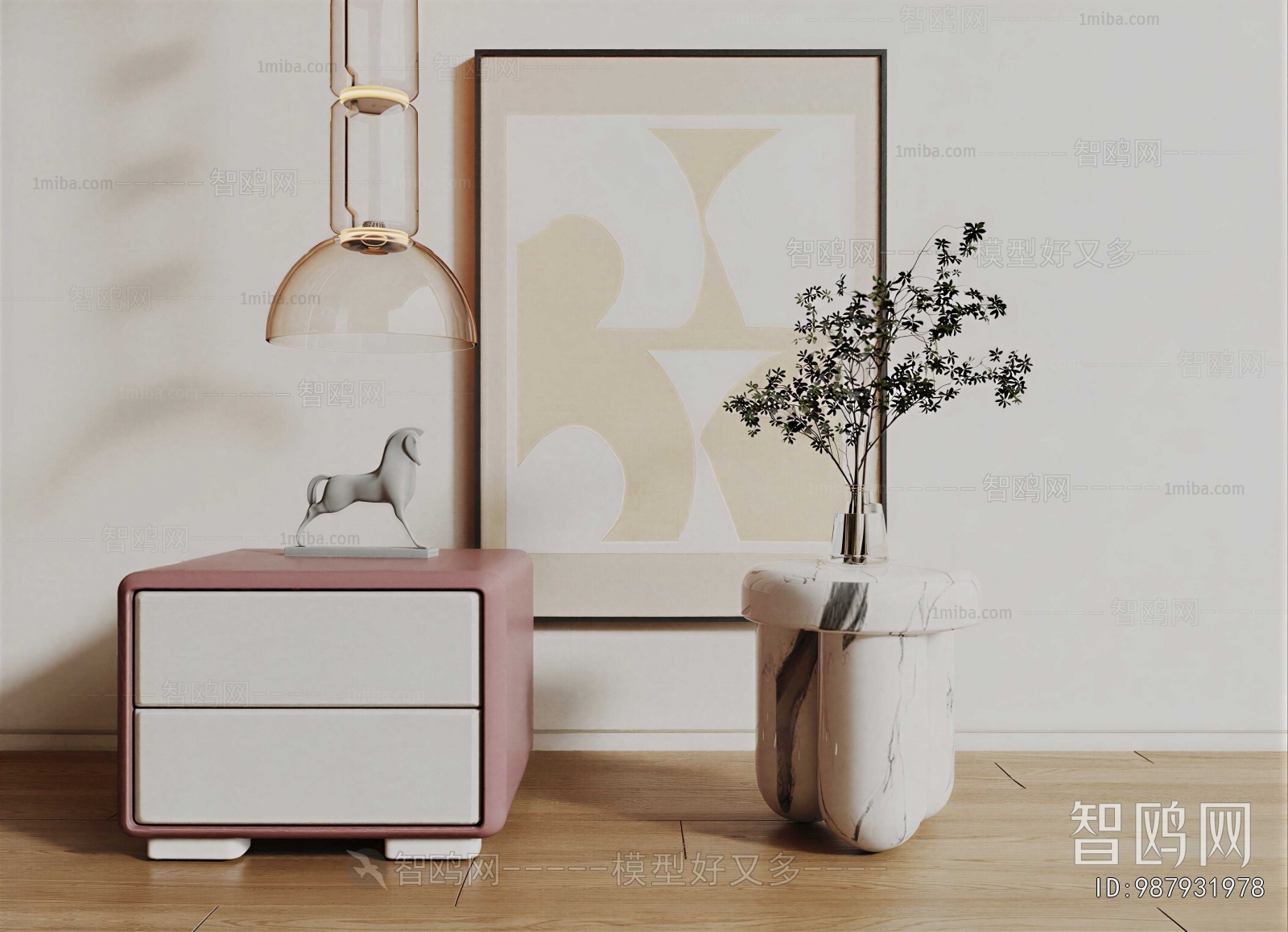 Modern Bedside Cupboard