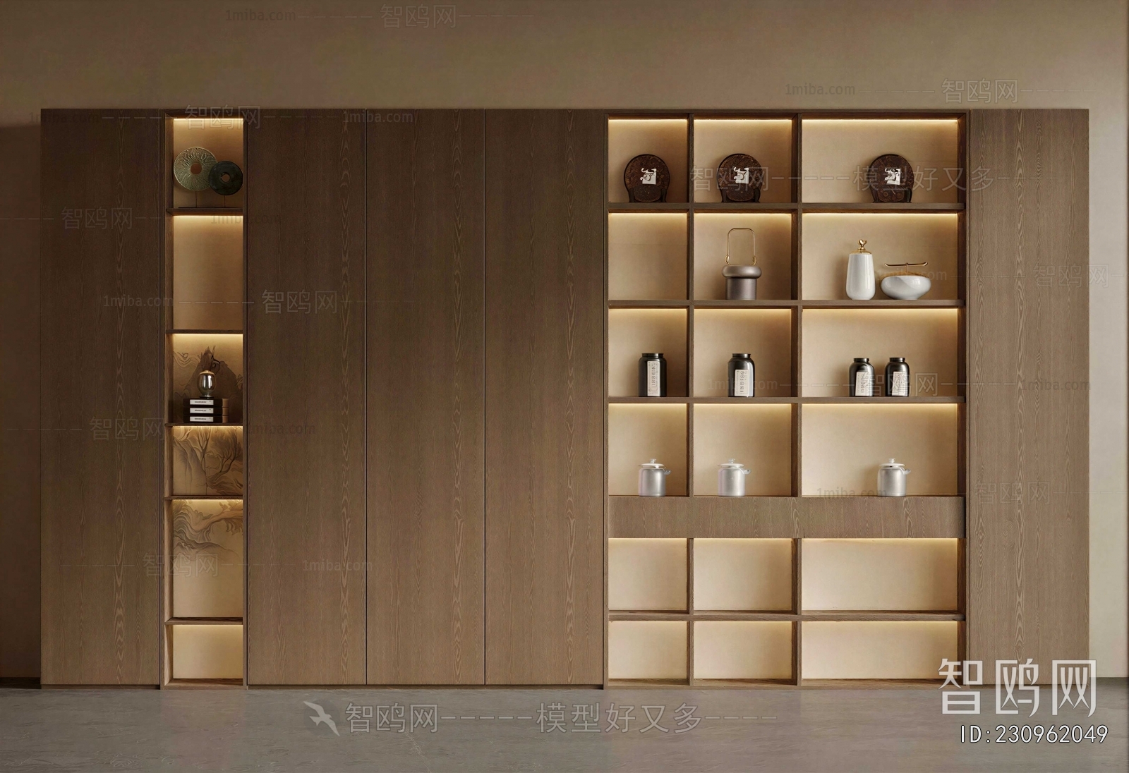 New Chinese Style Bookcase