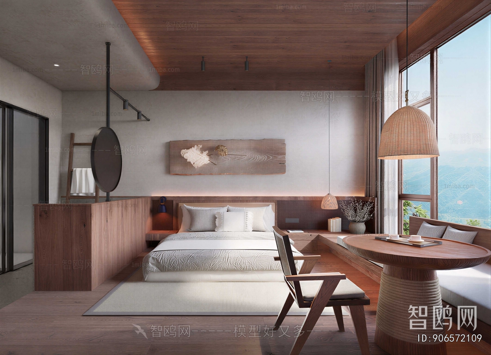 Wabi-sabi Style Bedroom