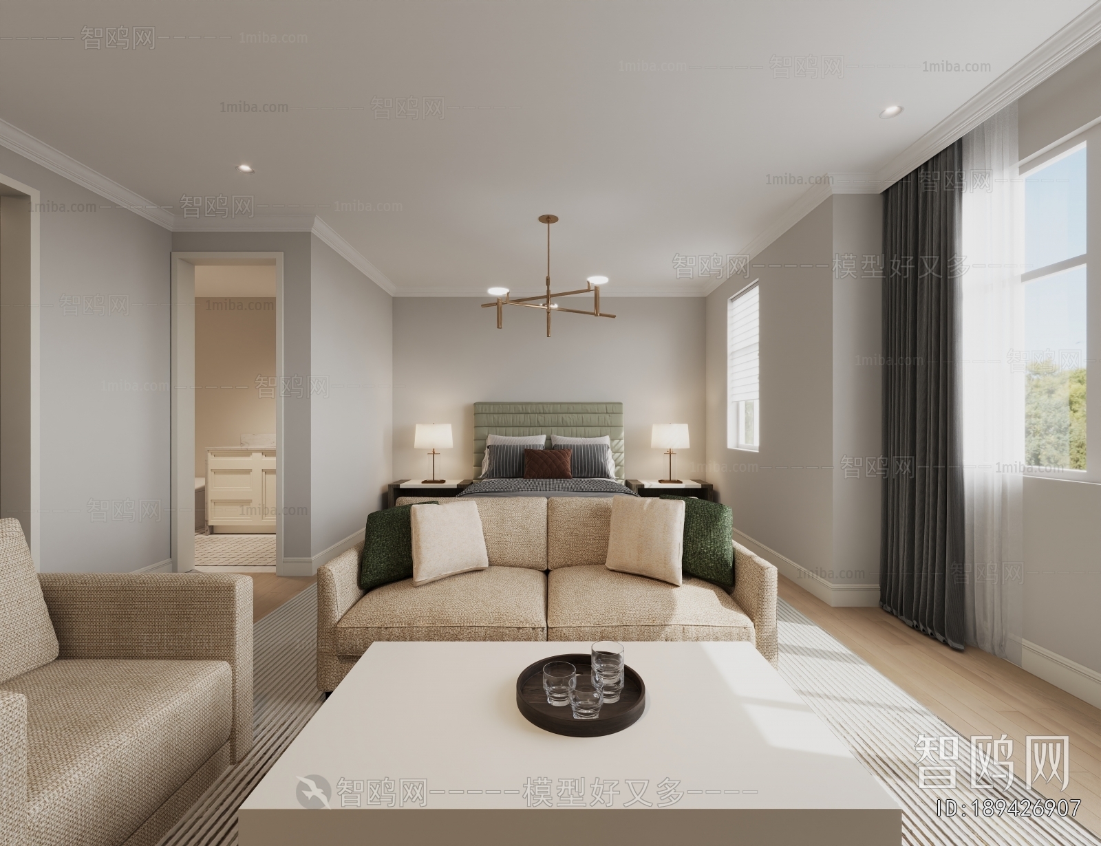 American Style Bedroom