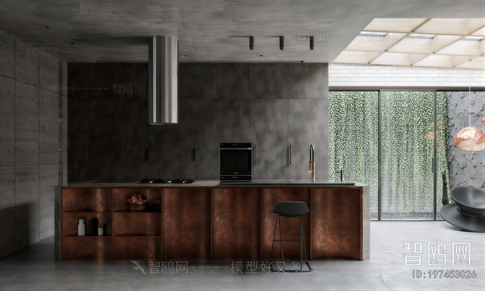 Industrial Style Dining Room