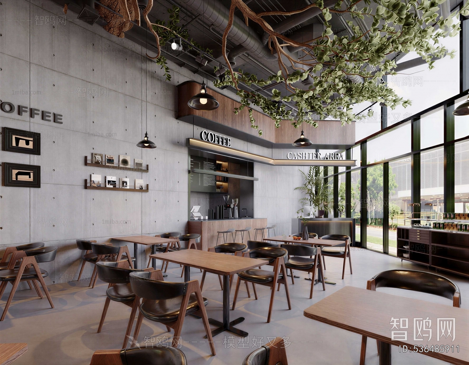 Industrial Style Cafe