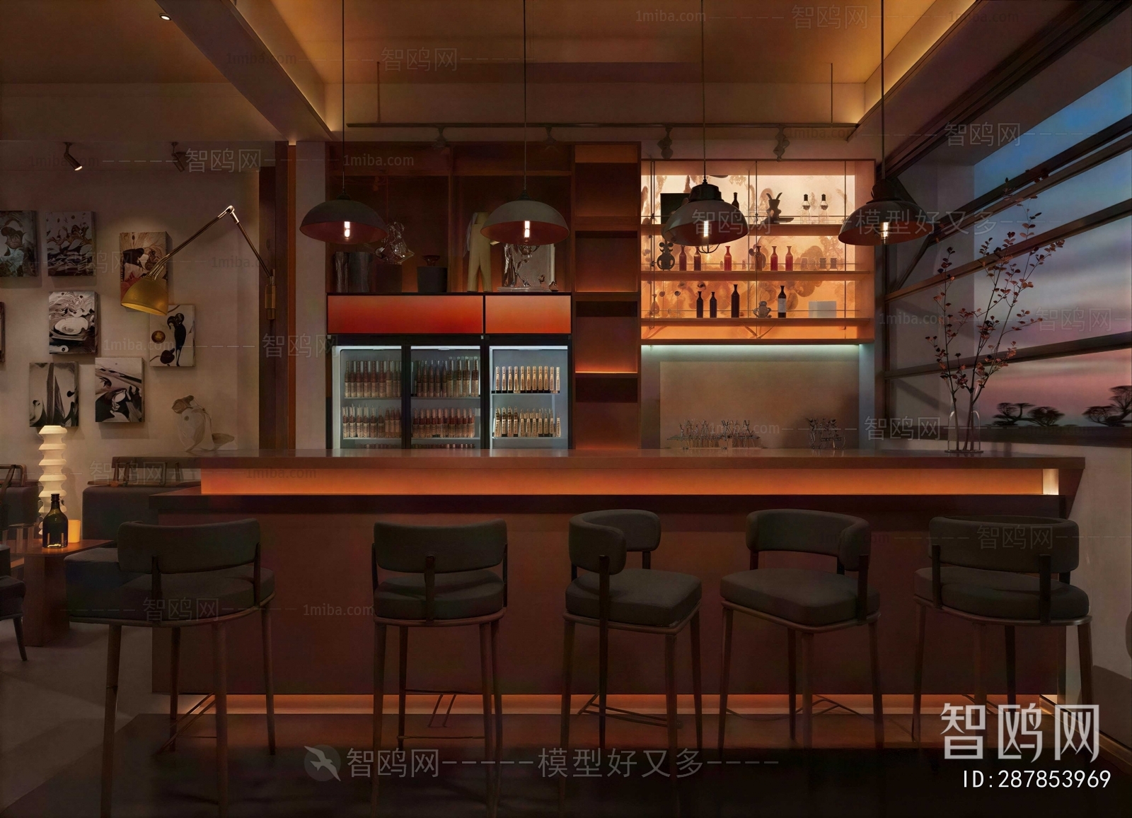 Industrial Style Bar