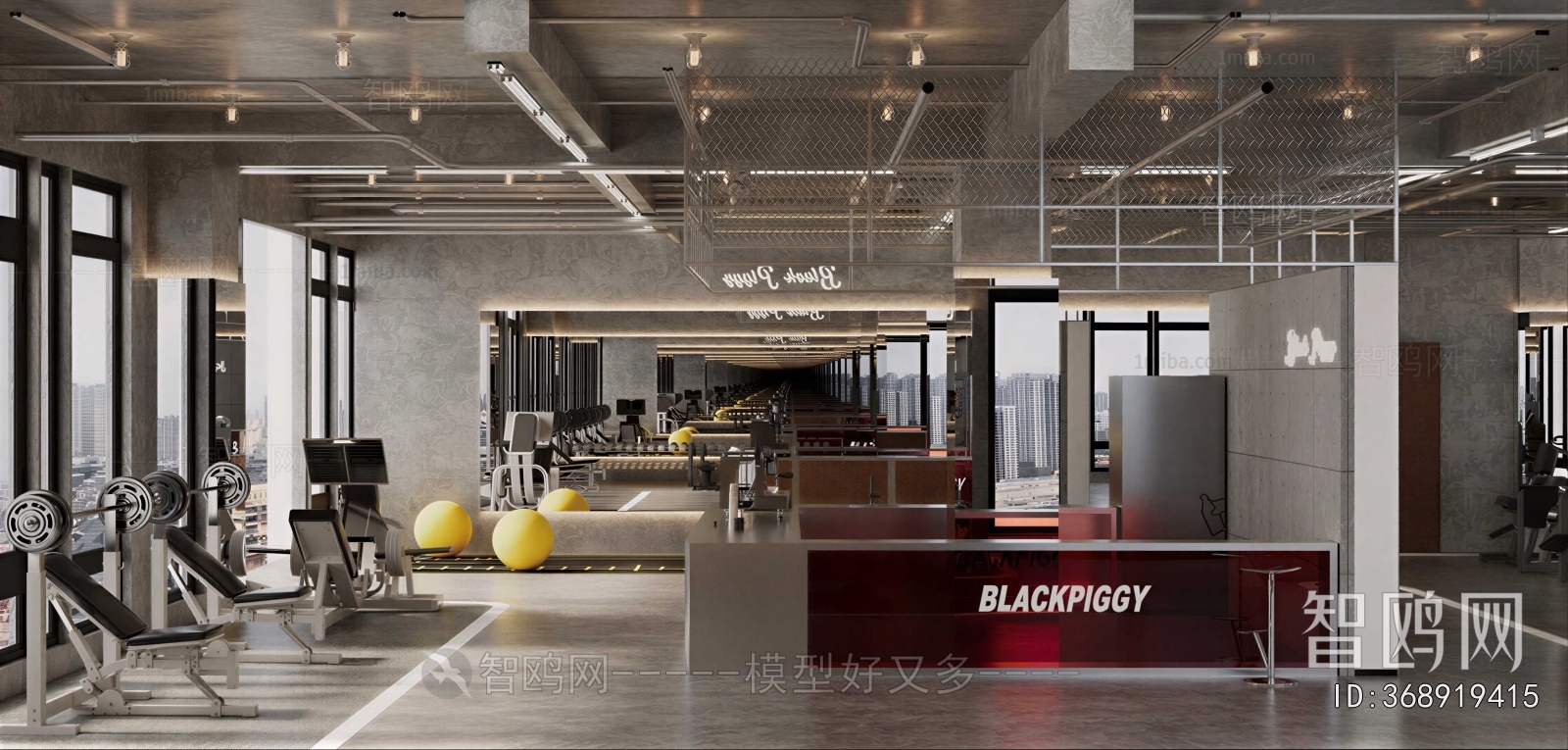 Industrial Style Gym