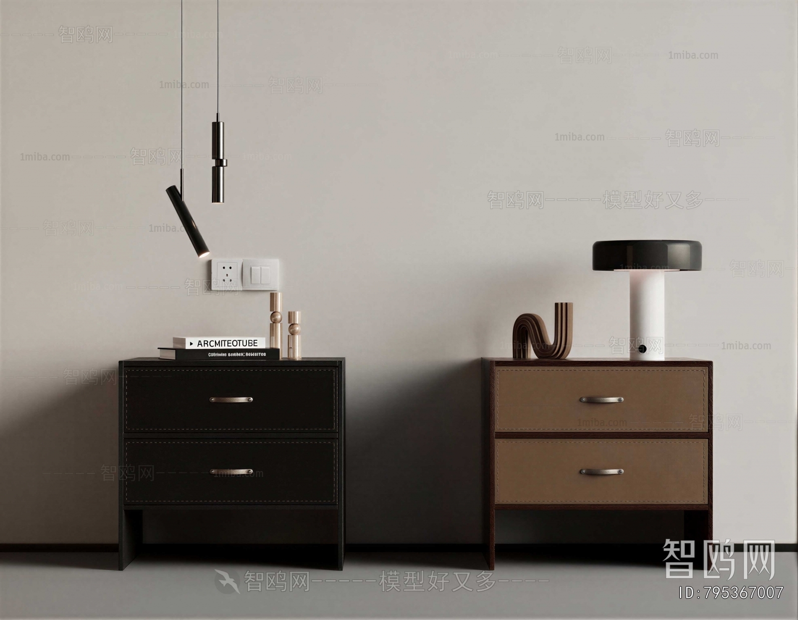 Modern Bedside Cupboard