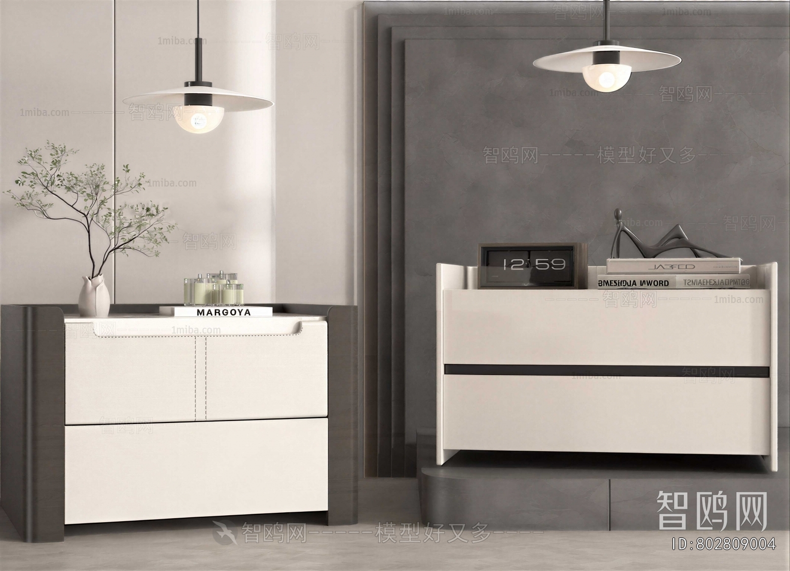 Modern Bedside Cupboard