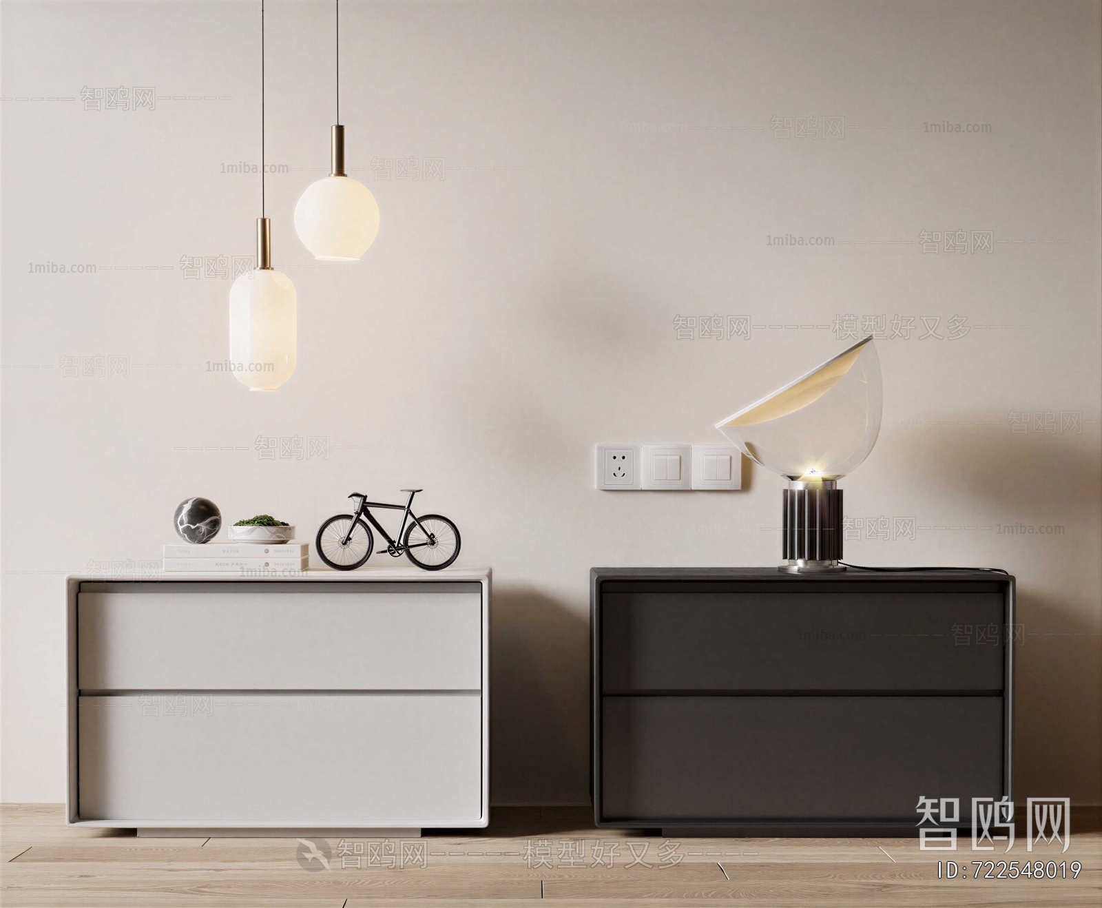 Modern Bedside Cupboard