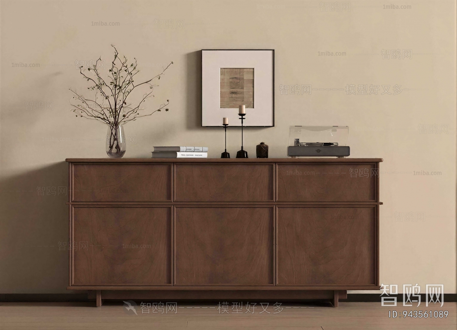 New Chinese Style Side Cabinet