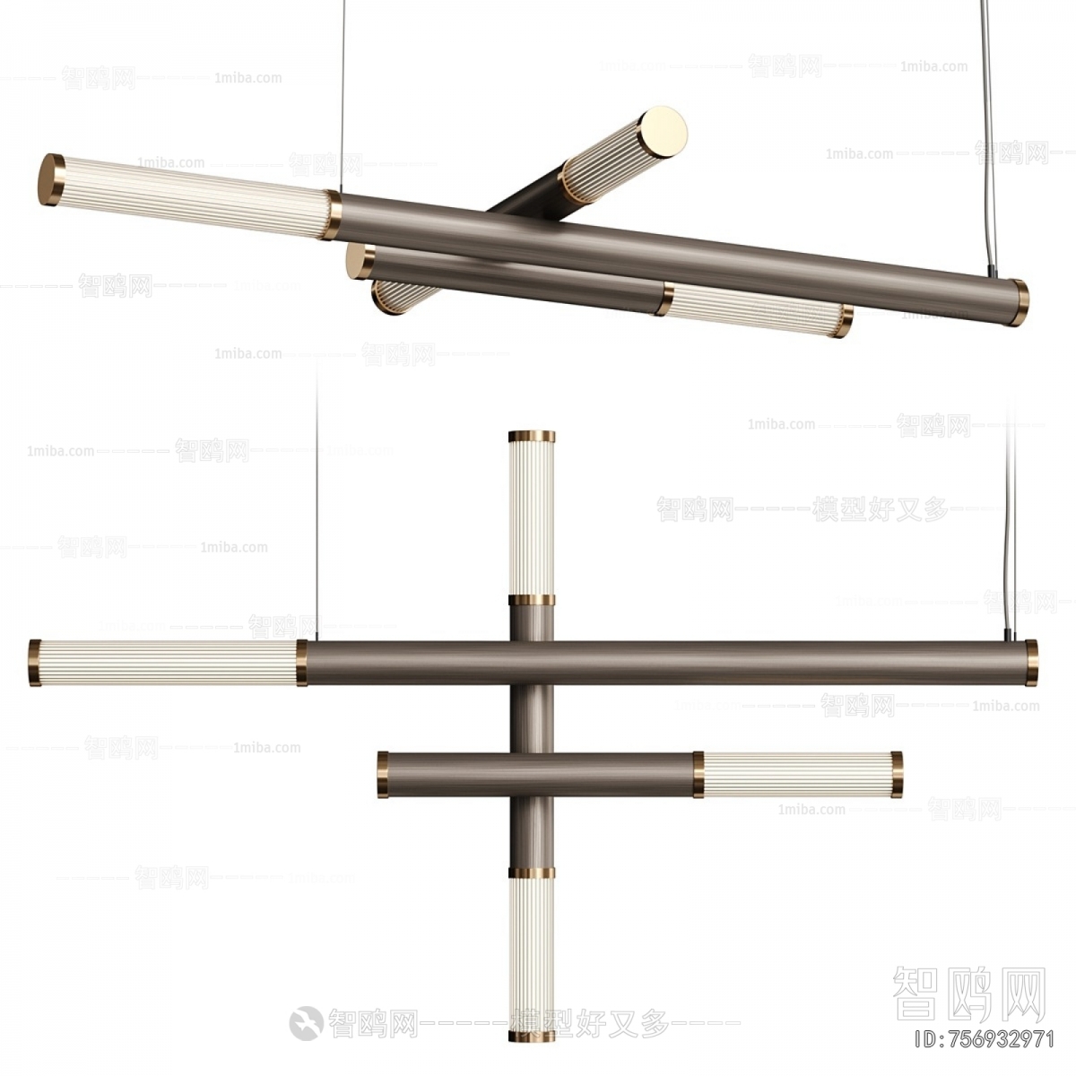 Modern Long Chandelier