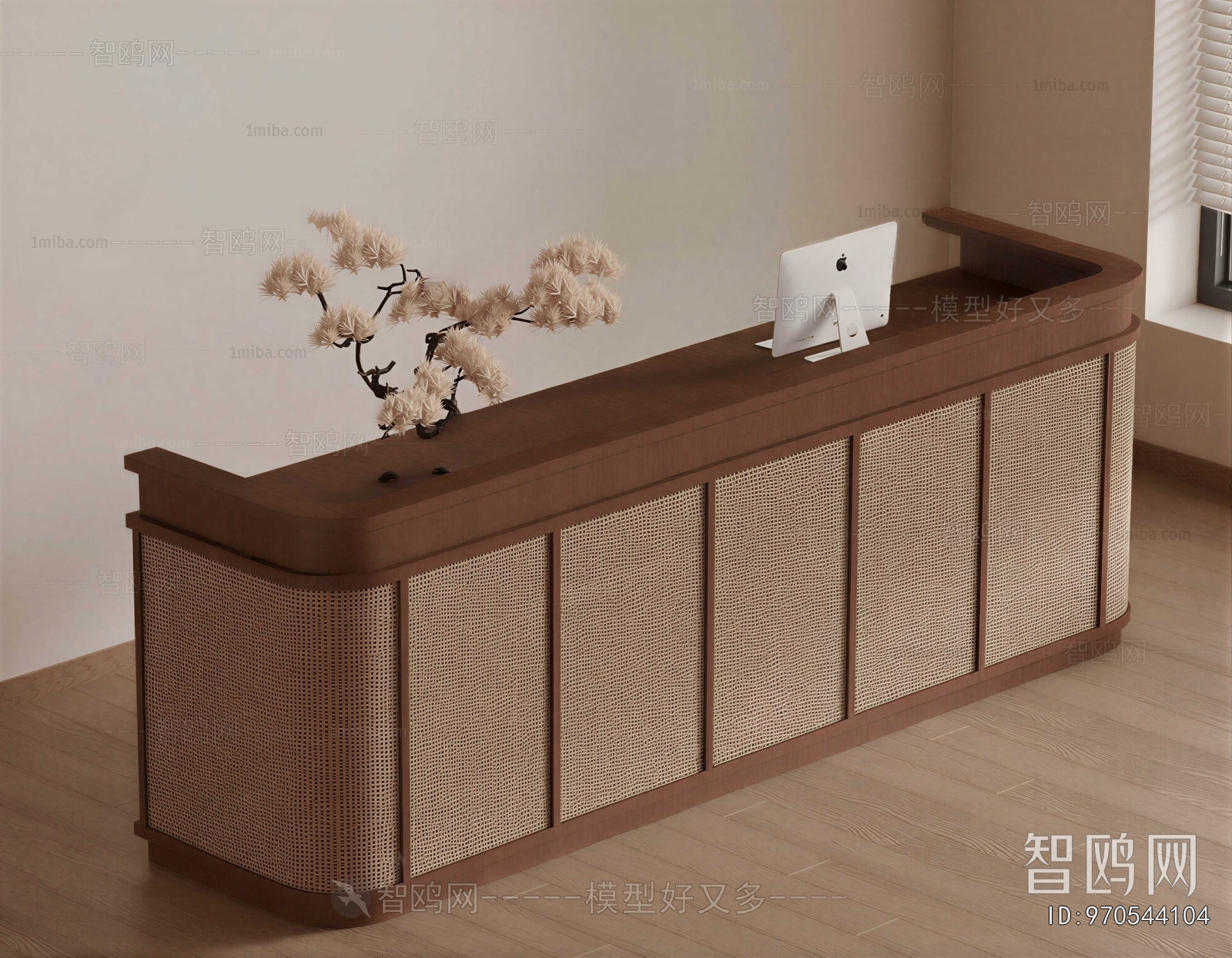 New Chinese Style Reception Desk