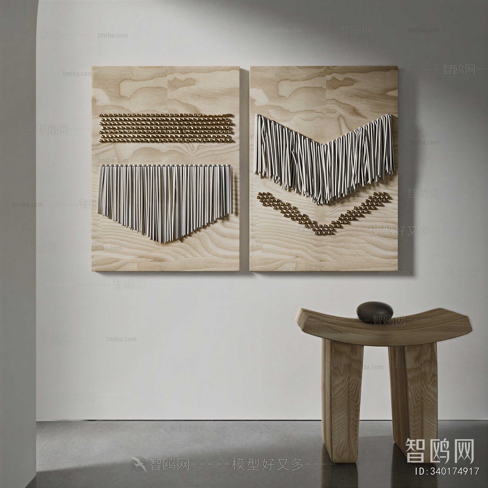 Wabi-sabi Style Wall Decoration