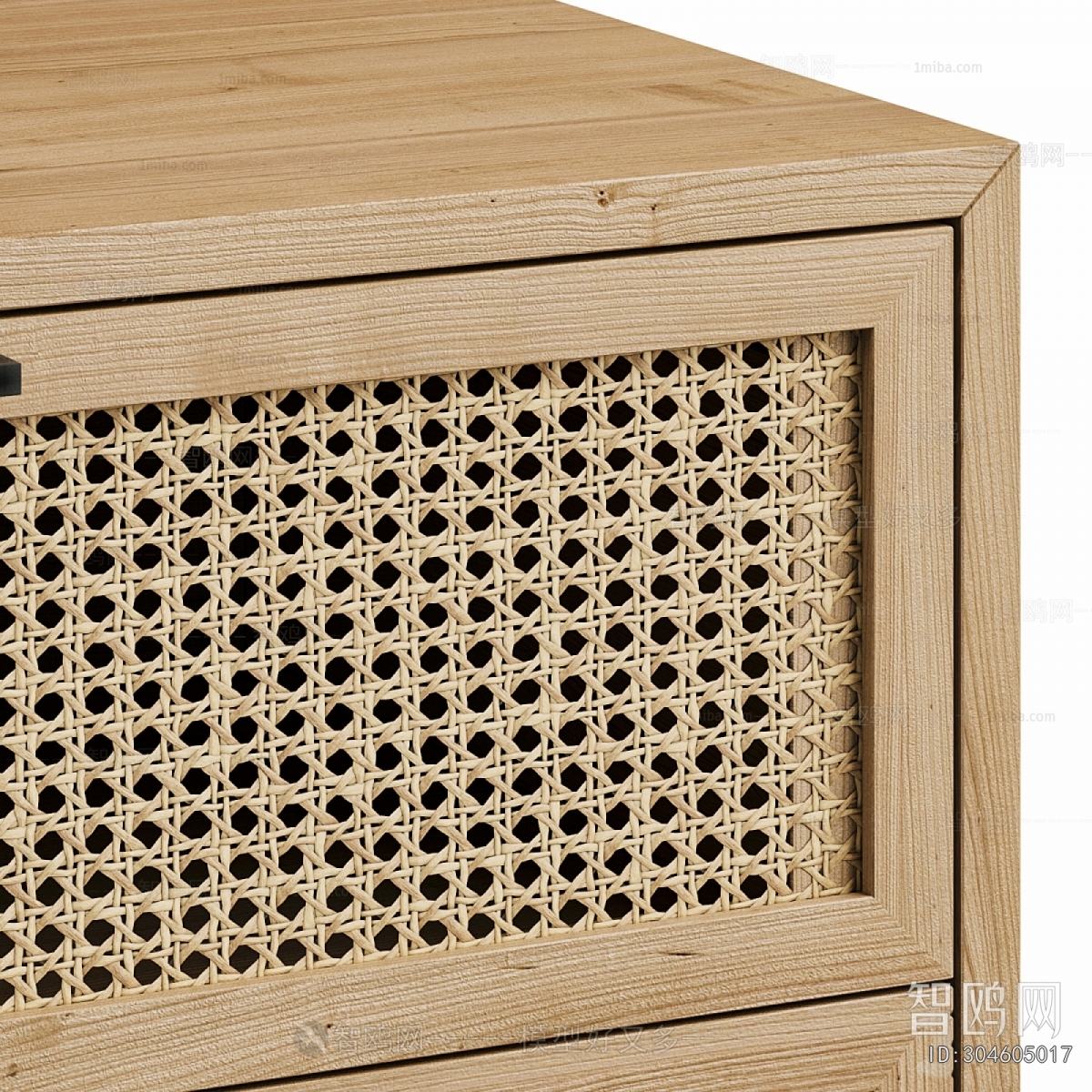 Wabi-sabi Style Side Cabinet