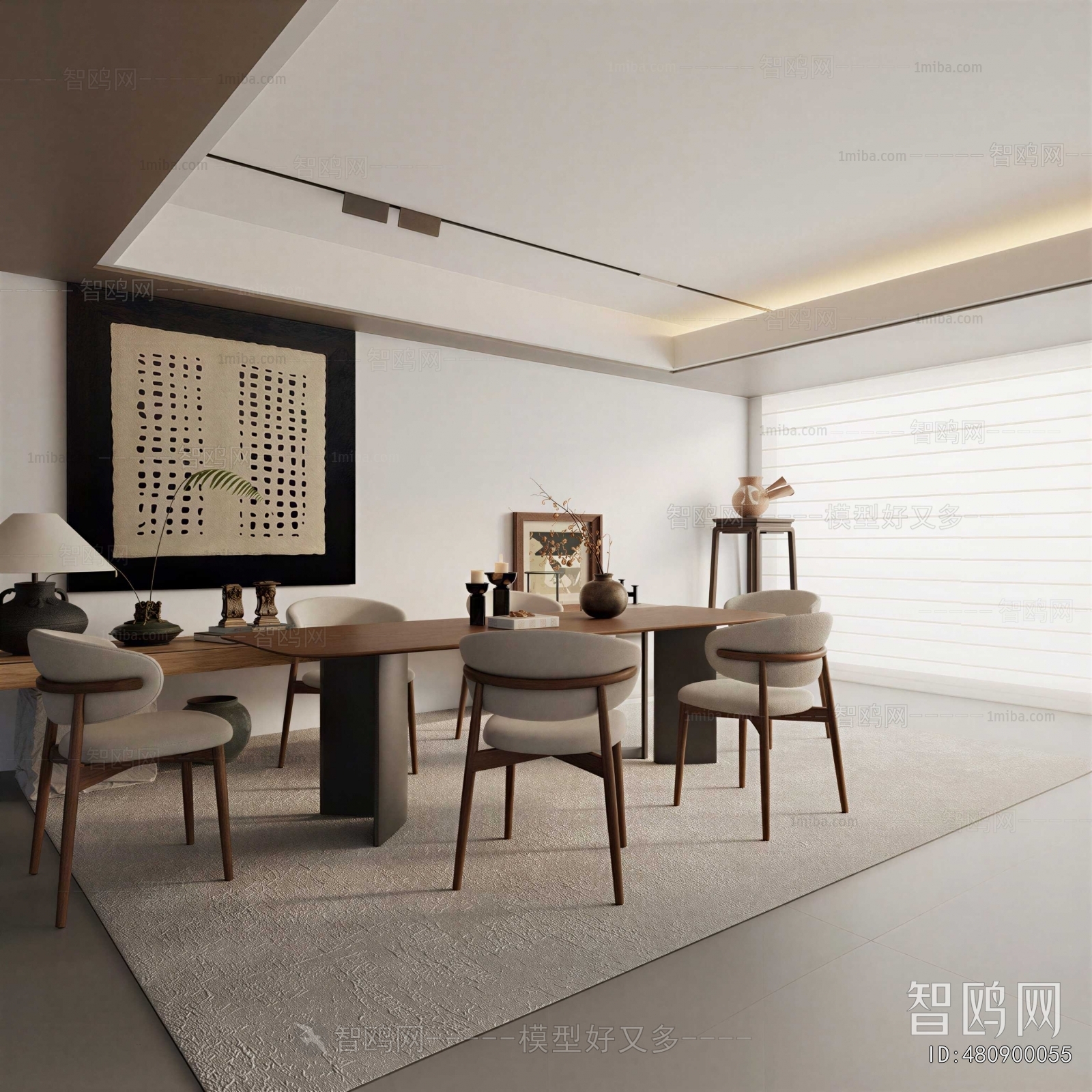 New Chinese Style Dining Room