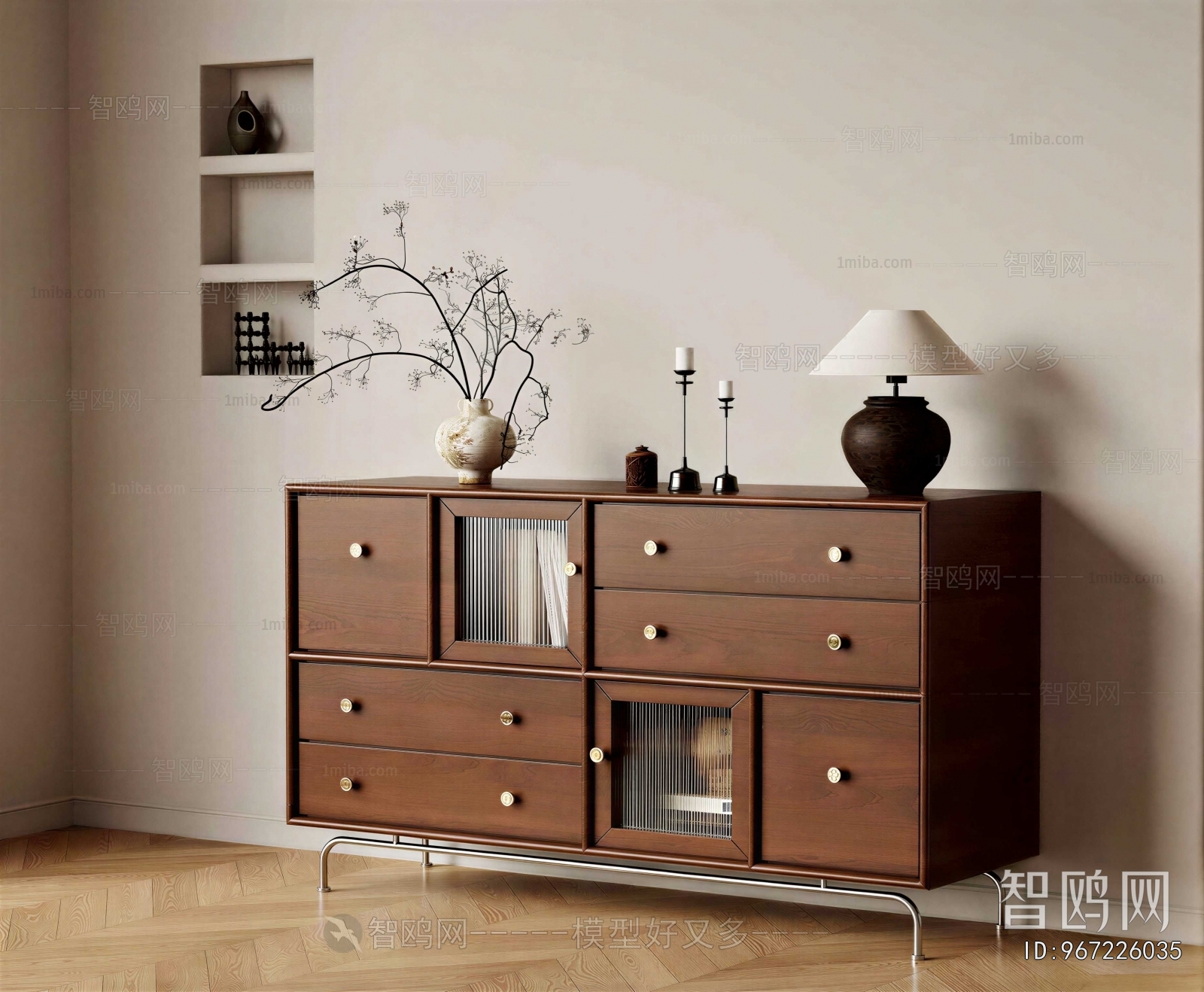 French Style Entrance Cabinet