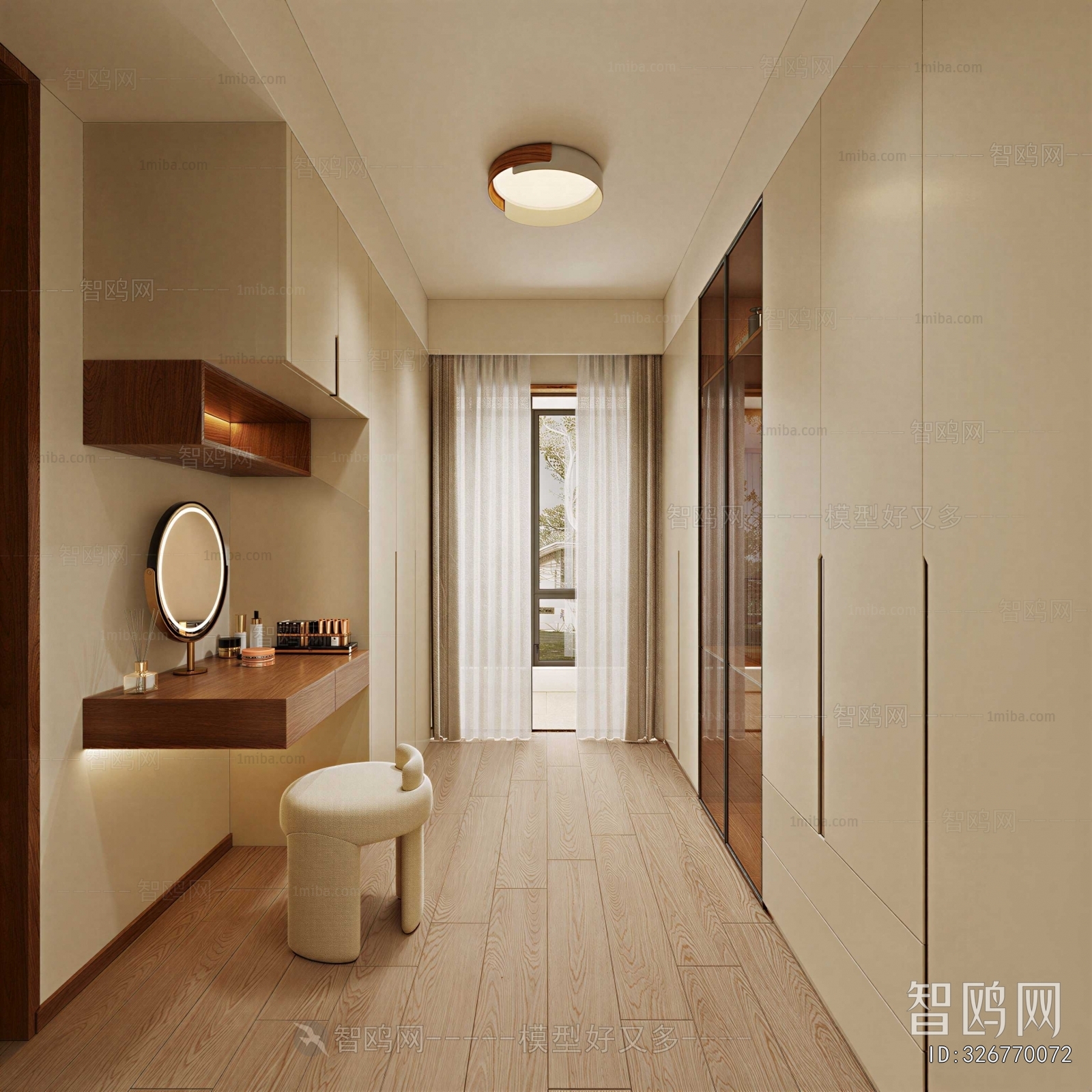 Modern Clothes Storage Area