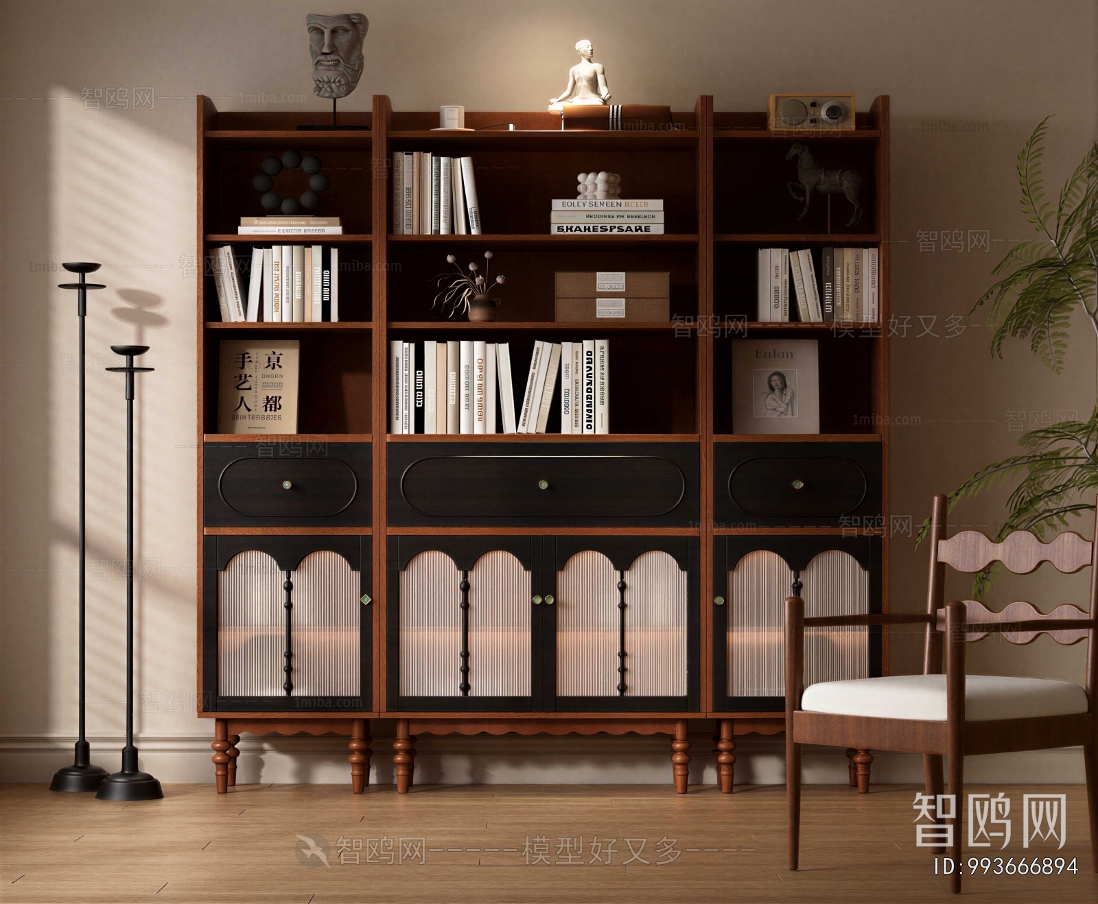 French Style Bookcase