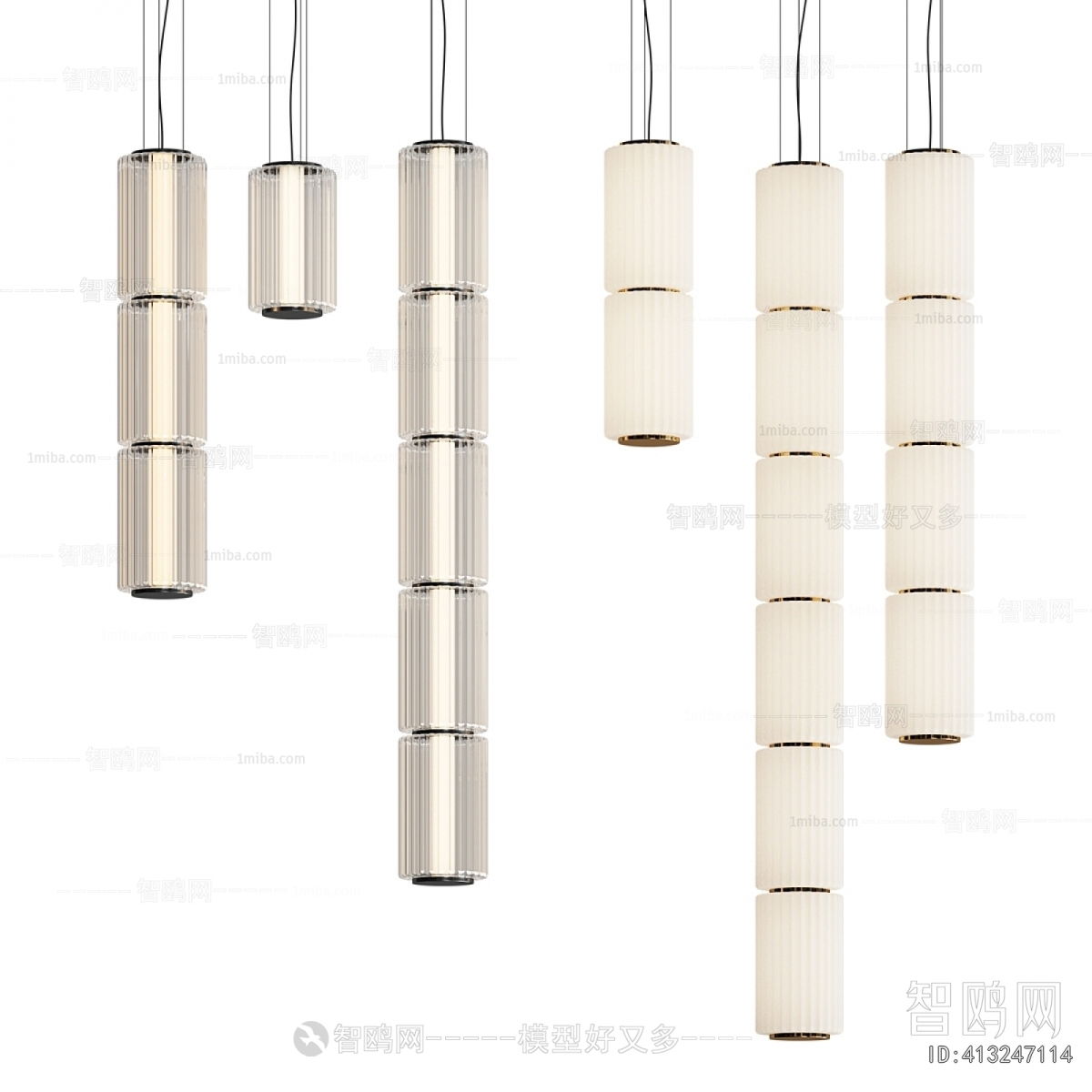 Modern Long Chandelier