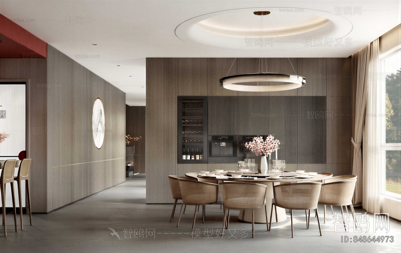 New Chinese Style Dining Room