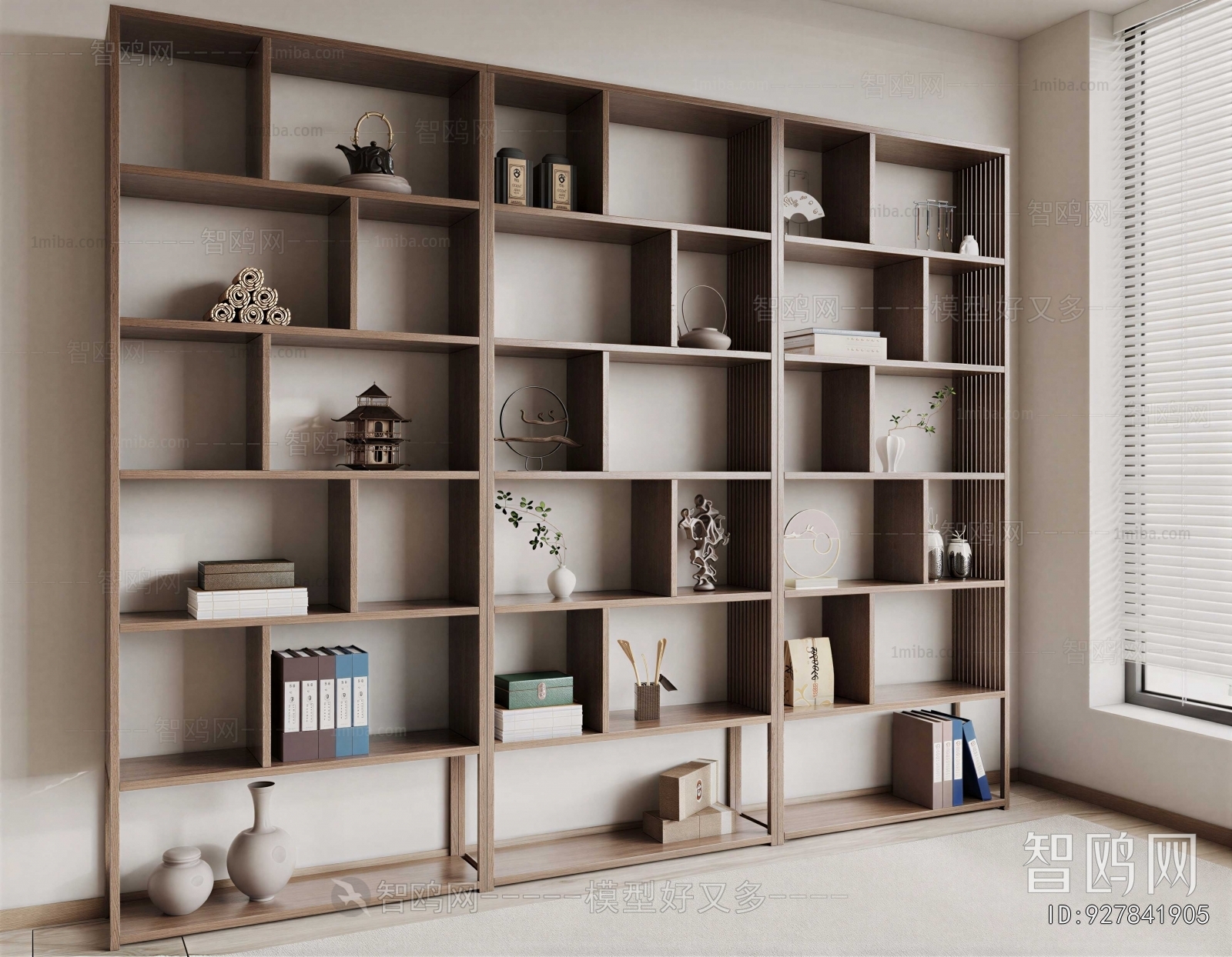 New Chinese Style Bookcase