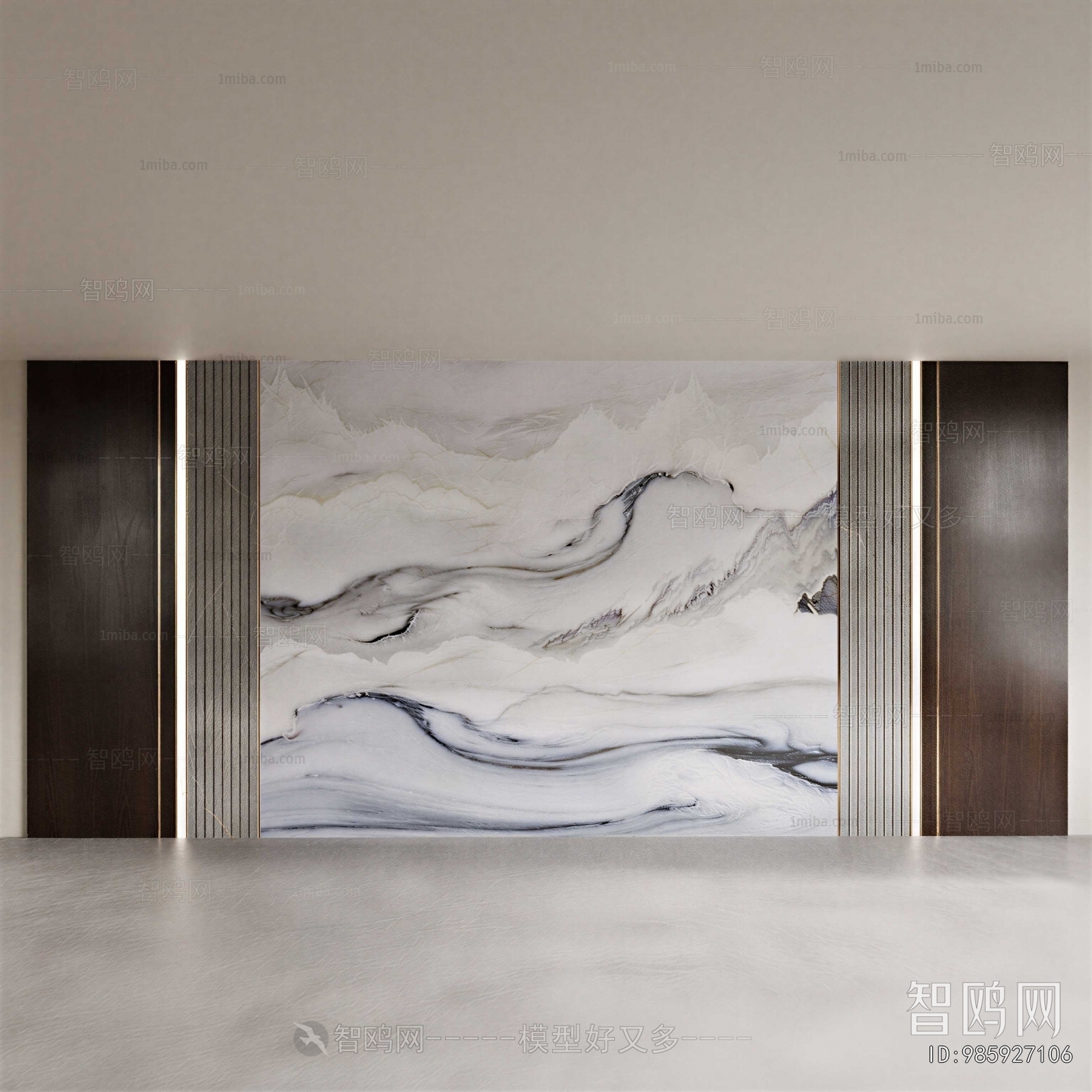 New Chinese Style TV Wall