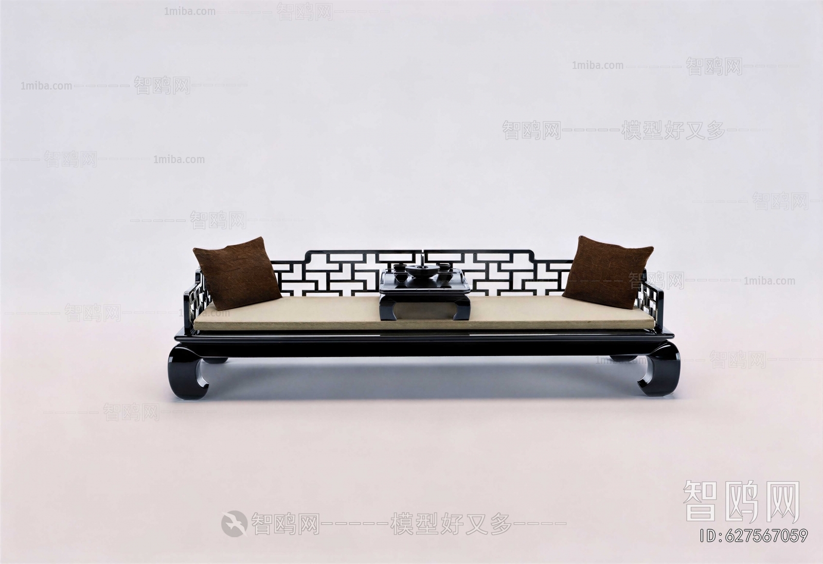 Chinese Style Arhat Bed