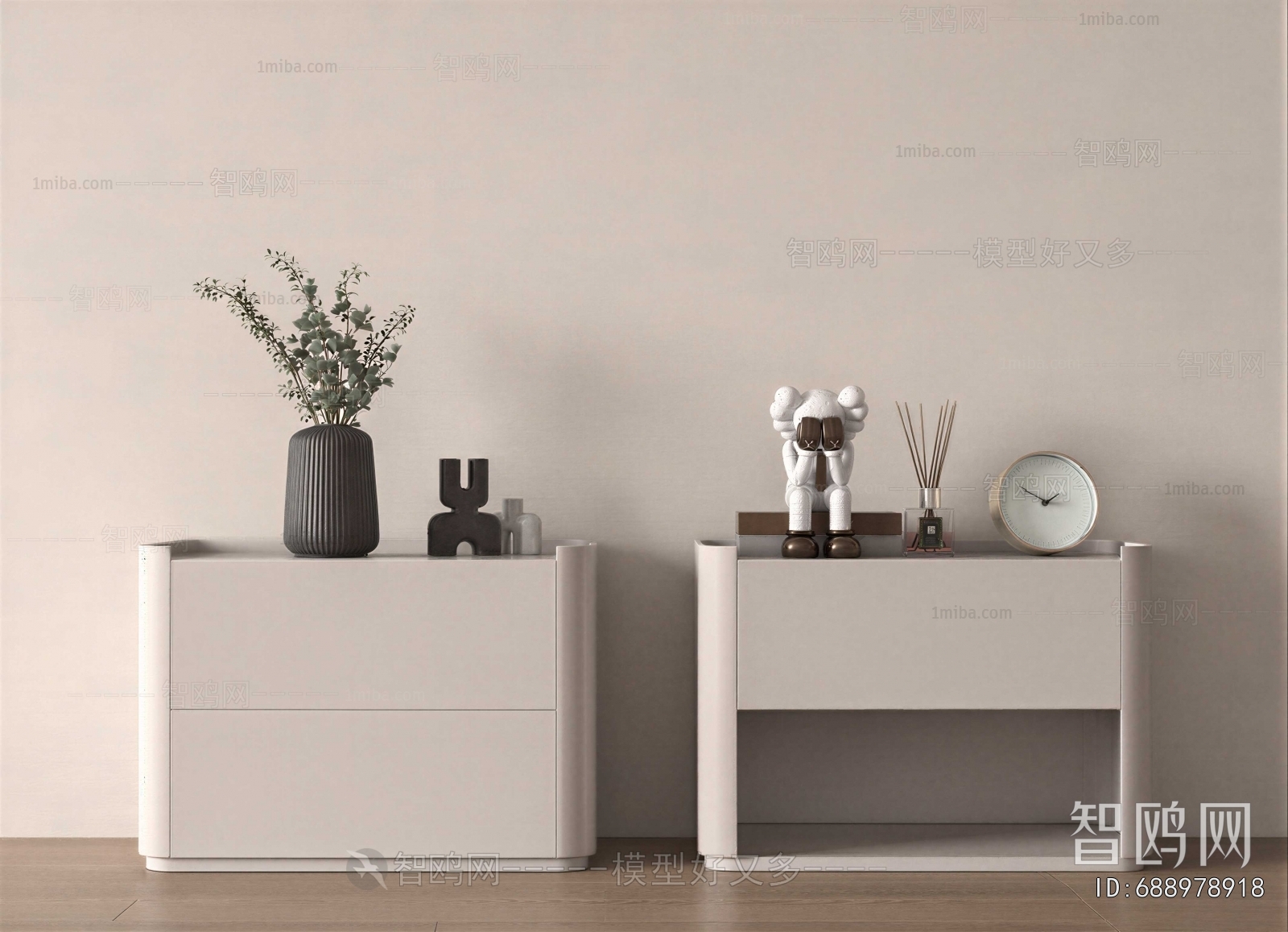 Modern Bedside Cupboard