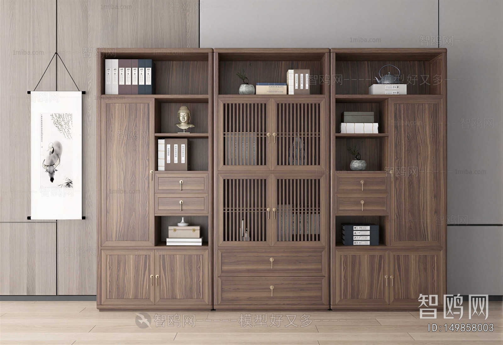 New Chinese Style Bookcase