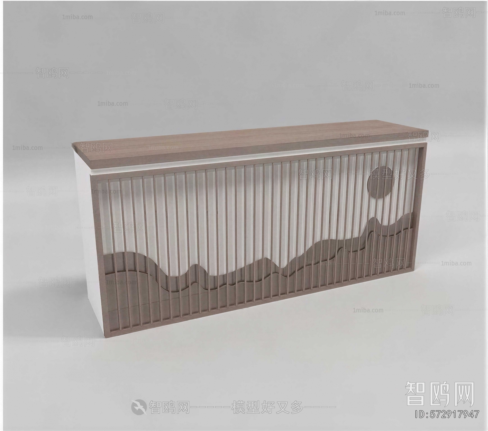 New Chinese Style Reception Desk