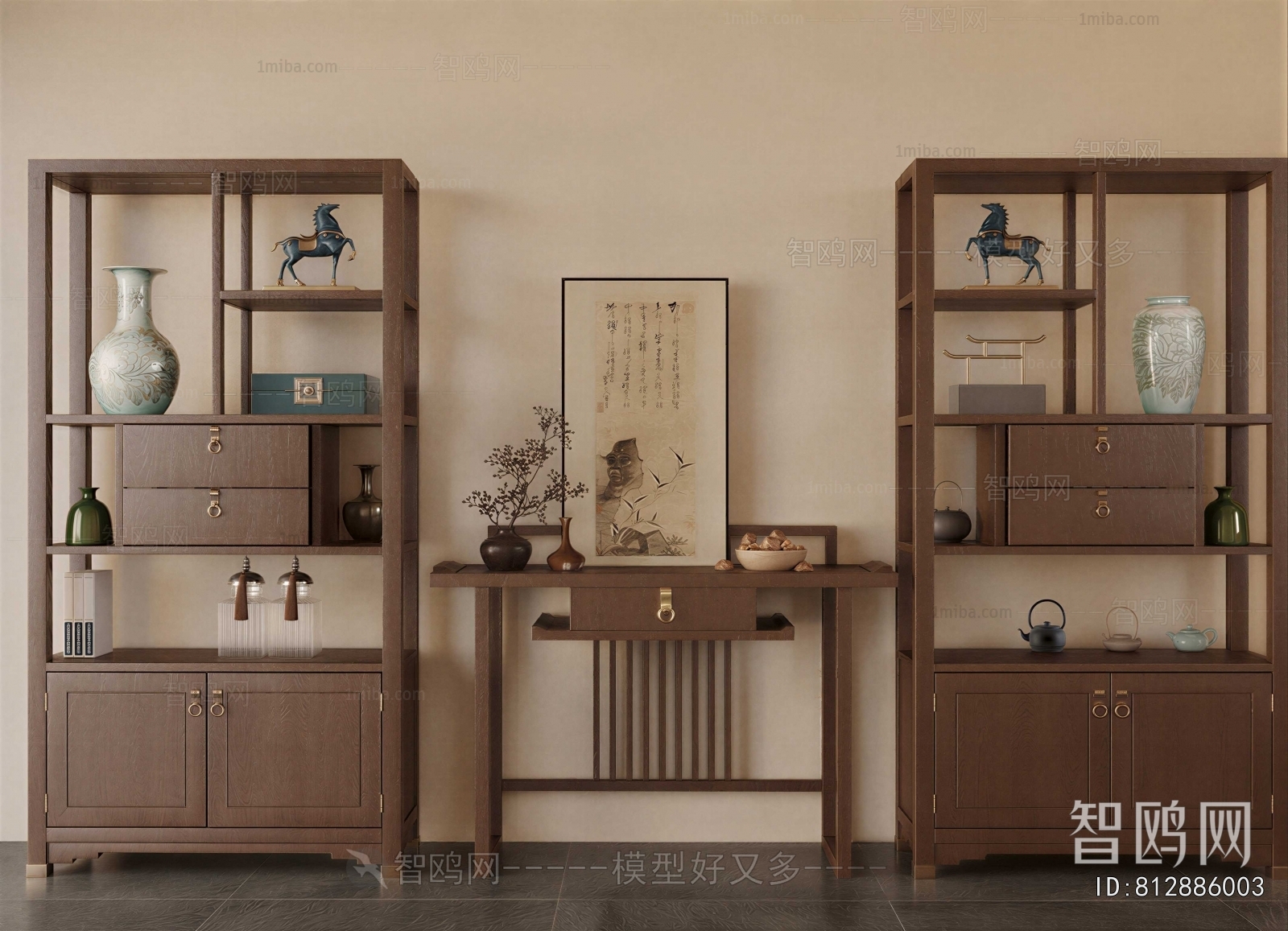 New Chinese Style Antique Rack