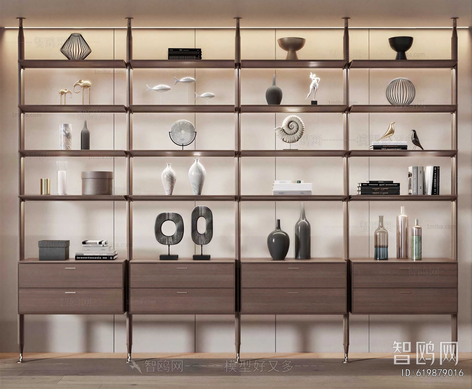 New Chinese Style Decorative Cabinet