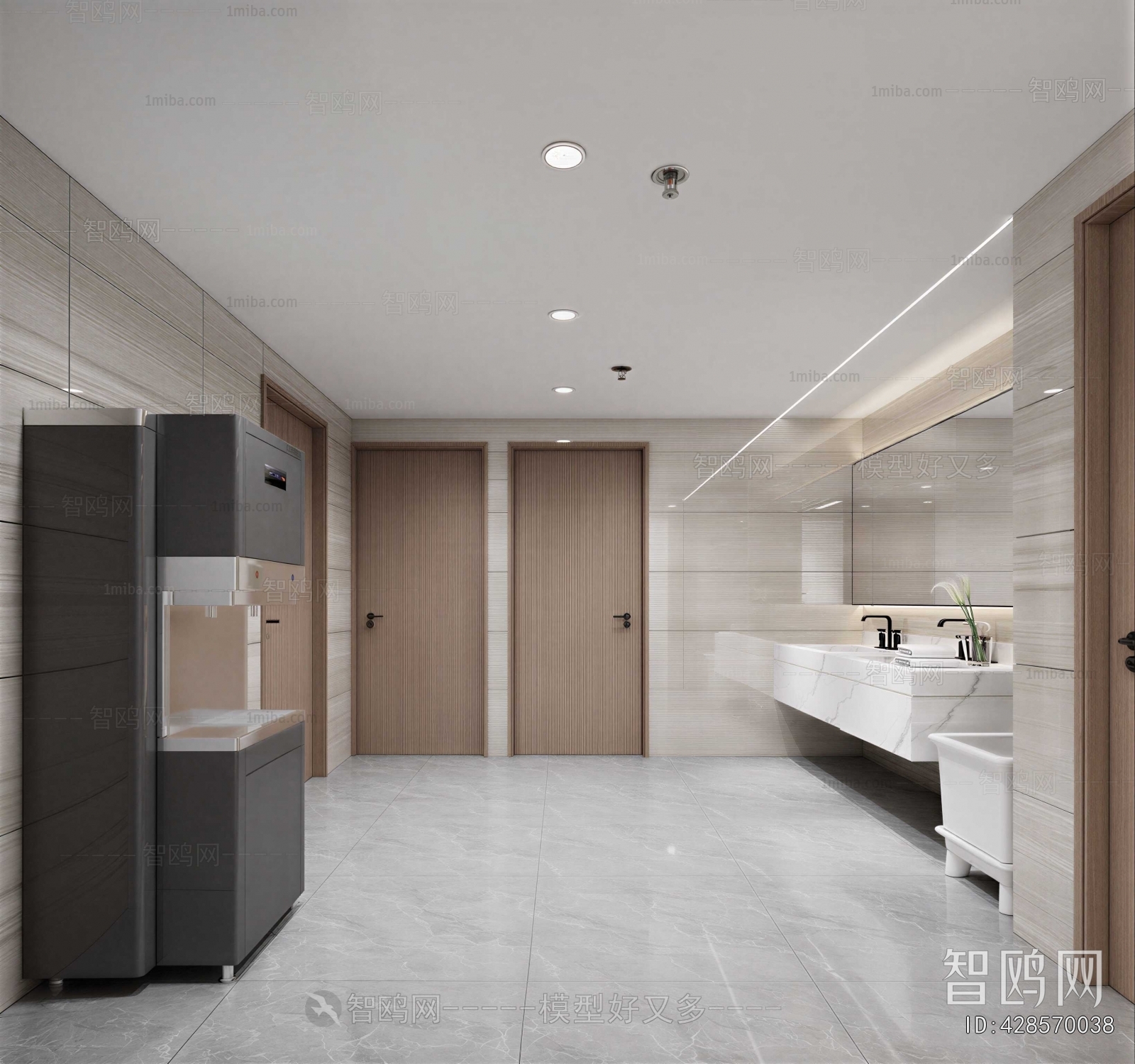 Modern Public Toilet