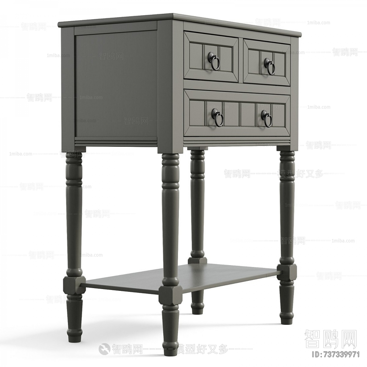 European Style Side Cabinet