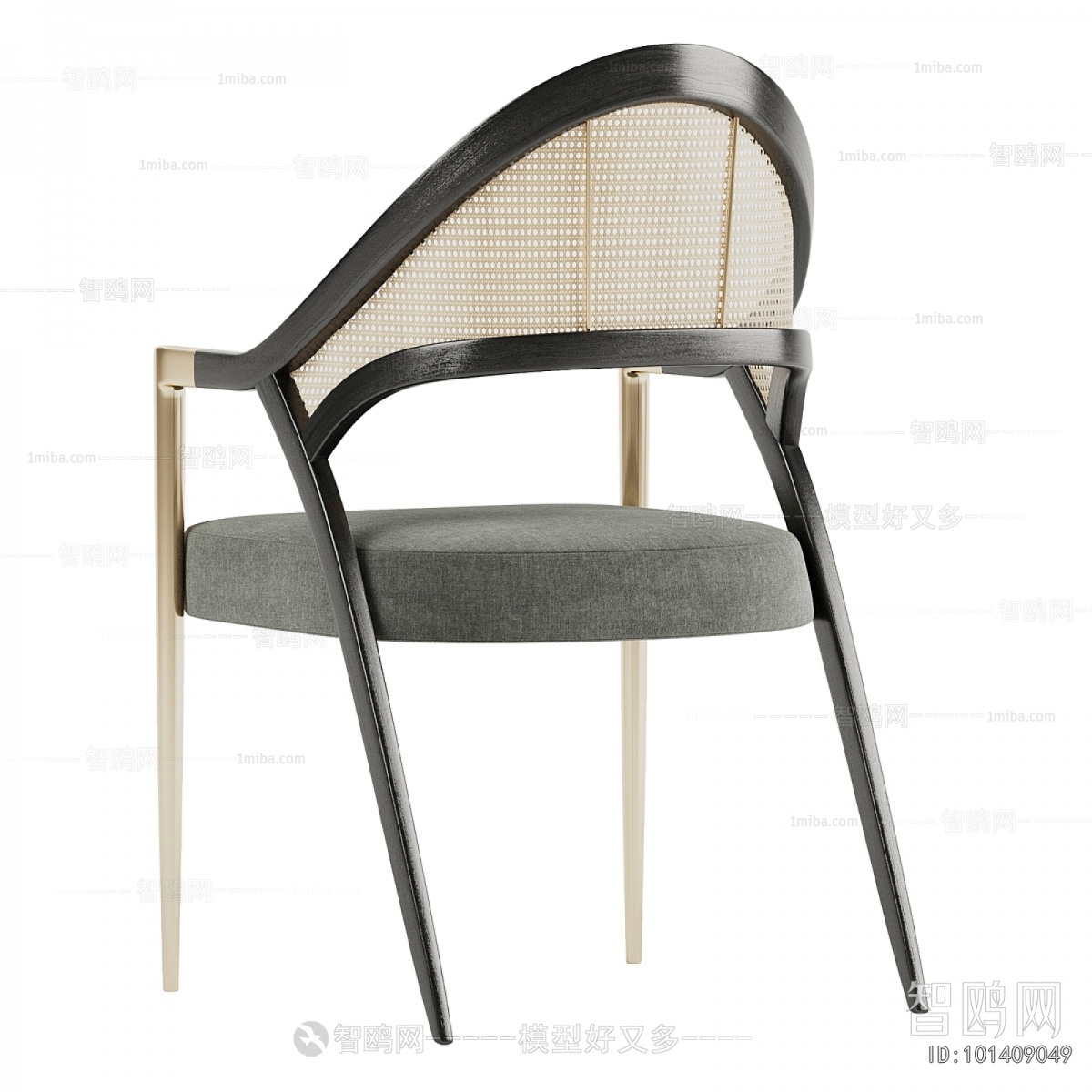 Wabi-sabi Style Lounge Chair