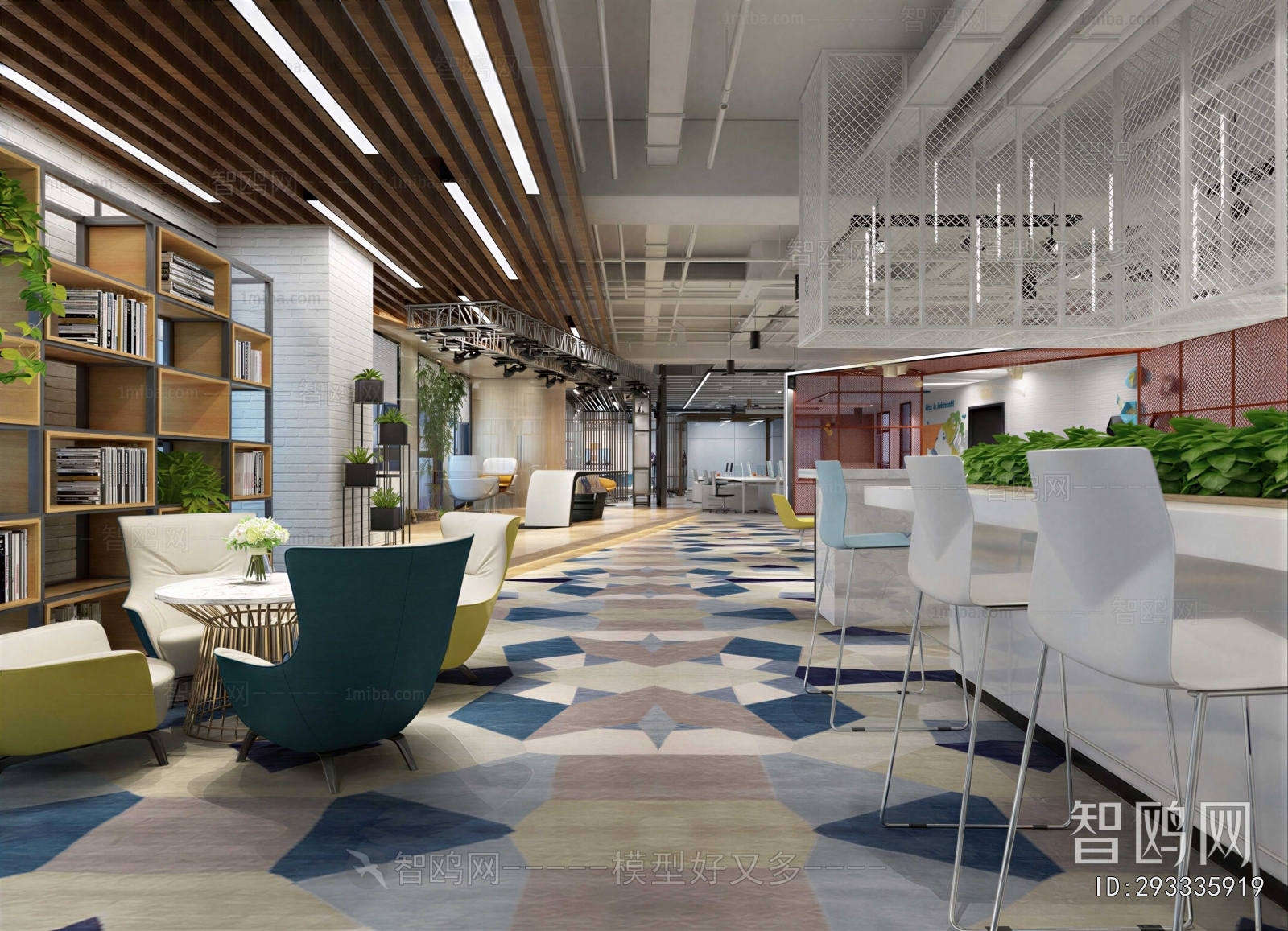 Nordic Style Office Rest Area