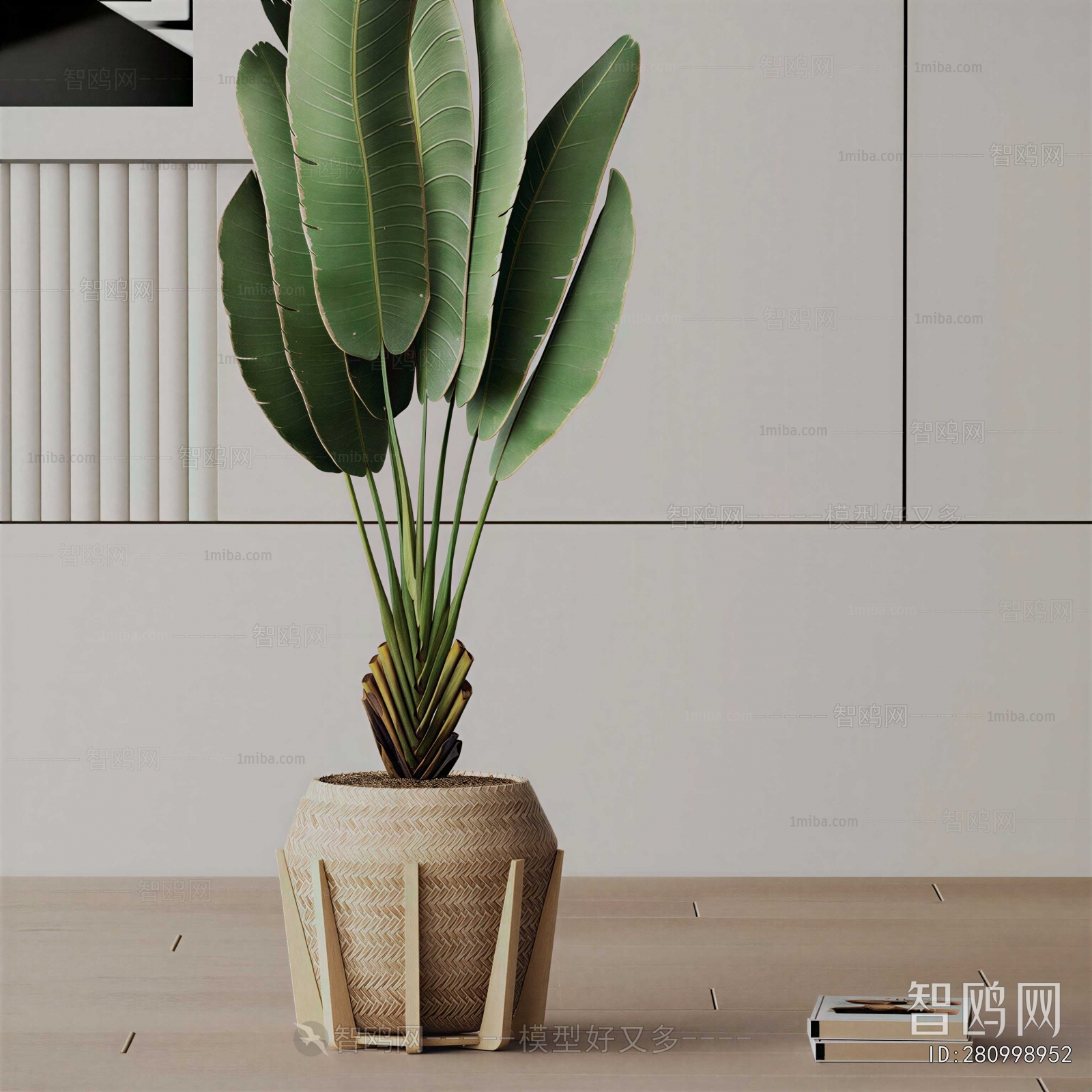 Modern Ground Green Plant Potted Plants