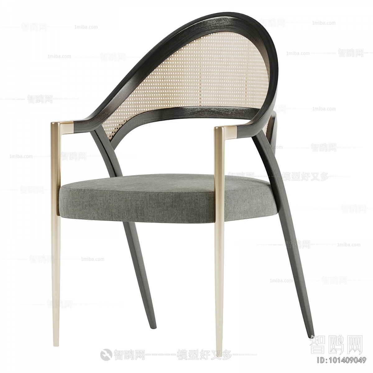 Wabi-sabi Style Lounge Chair