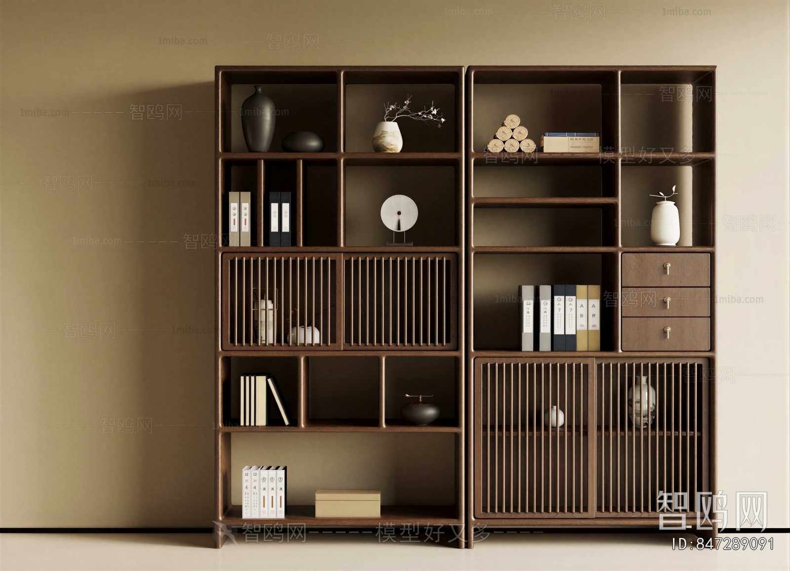 New Chinese Style Bookshelf