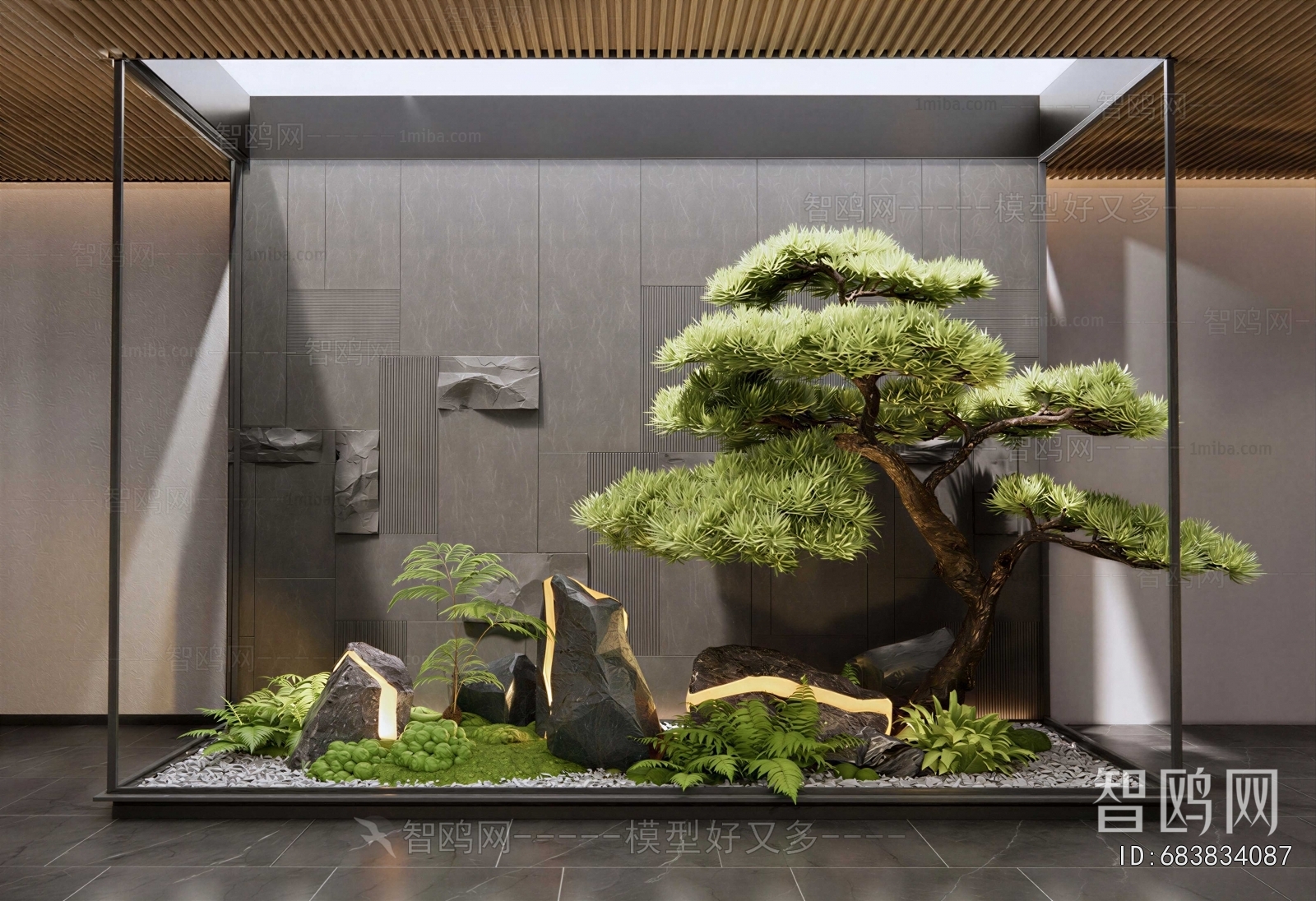 New Chinese Style Plant Landscaping