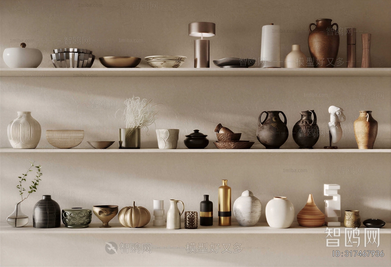 Wabi-sabi Style Decorative Set