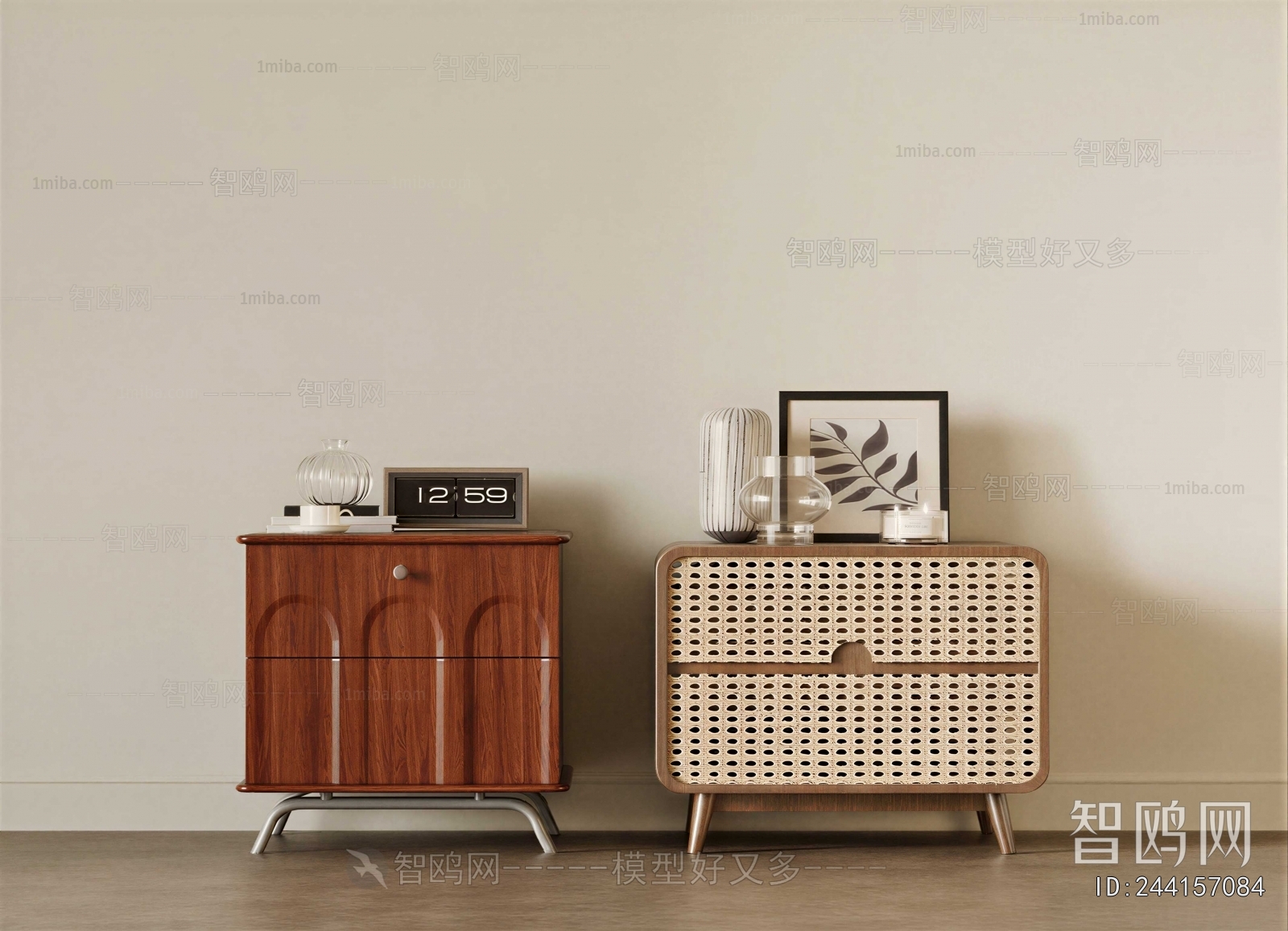 Modern Bedside Cupboard