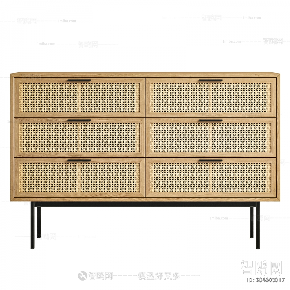 Wabi-sabi Style Side Cabinet