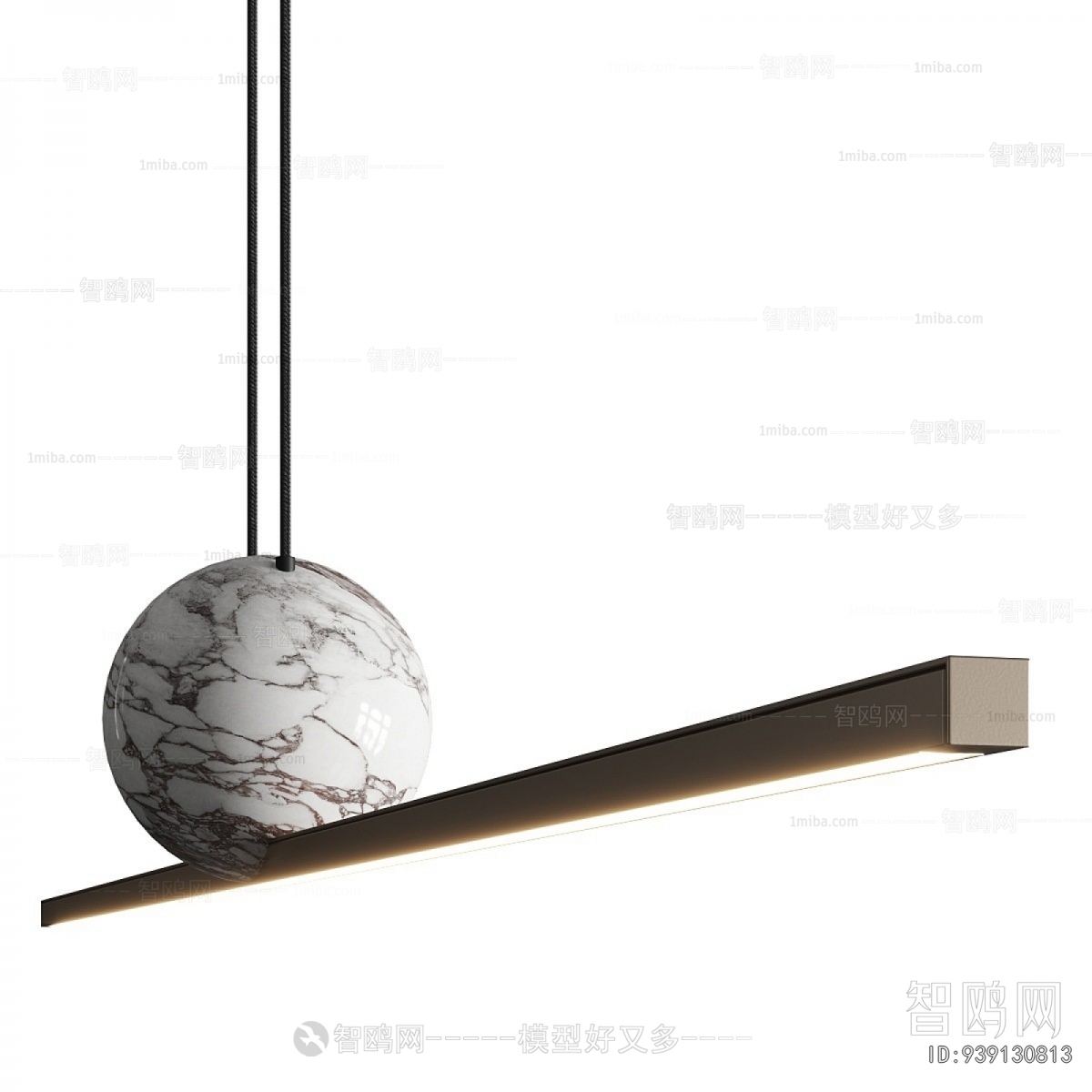 Modern Long Chandelier