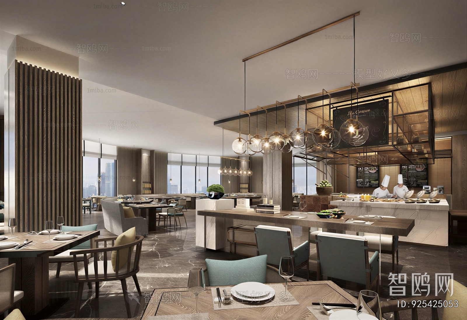 New Chinese Style Dining Room