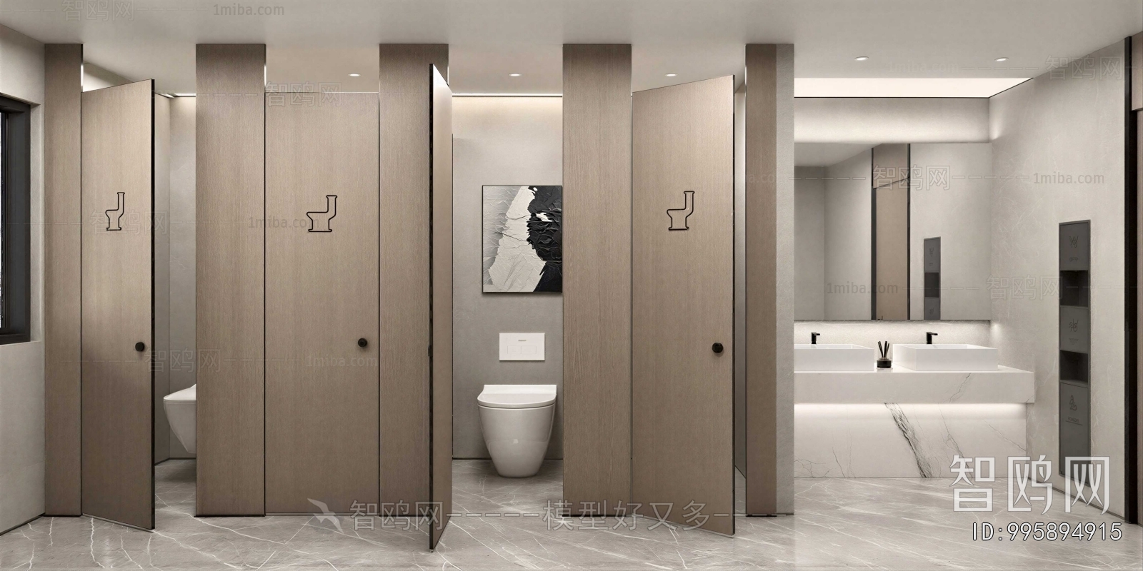 Modern Public Toilet