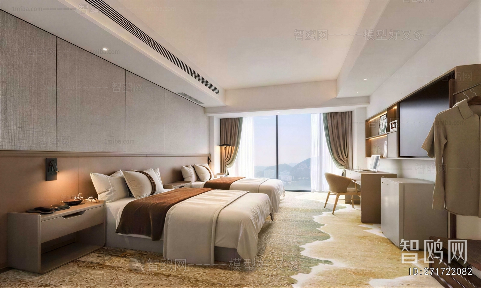 New Chinese Style Guest Room