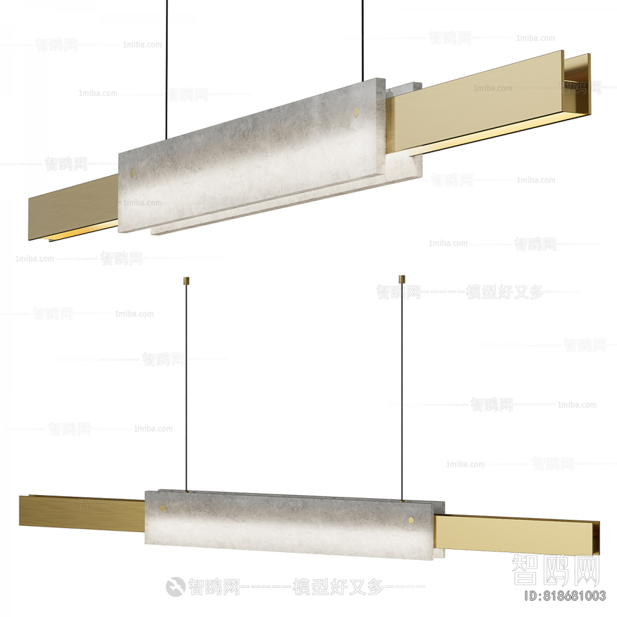 Modern Long Chandelier